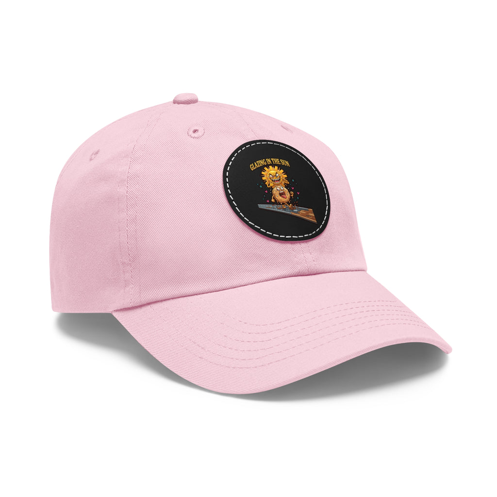 Dad Hat — 'Glean in the Sun' Leather Patch Baseball Cap