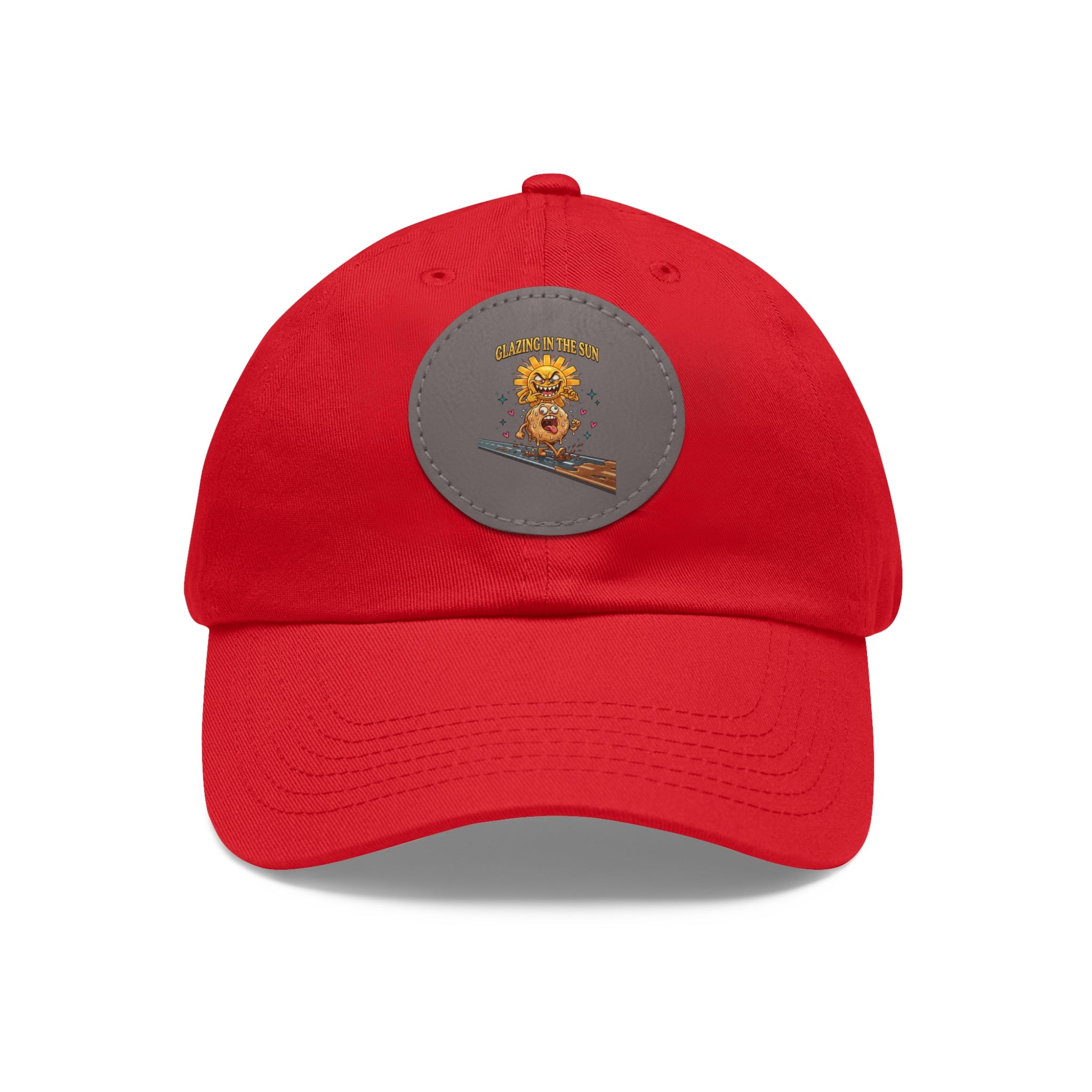 Dad Hat — 'Glean in the Sun' Leather Patch Baseball Cap