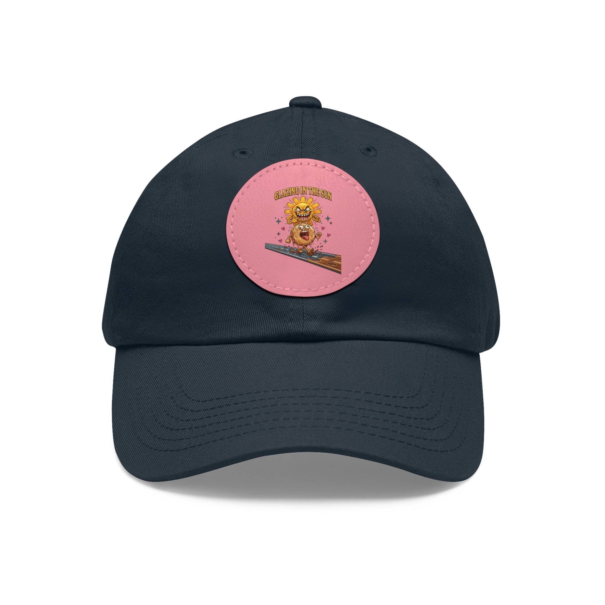 Dad Hat — 'Glean in the Sun' Leather Patch Baseball Cap
