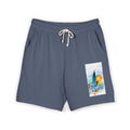 Surf Sunset Sweat Shorts — Lightweight Fleece Beach Graphic Shorts