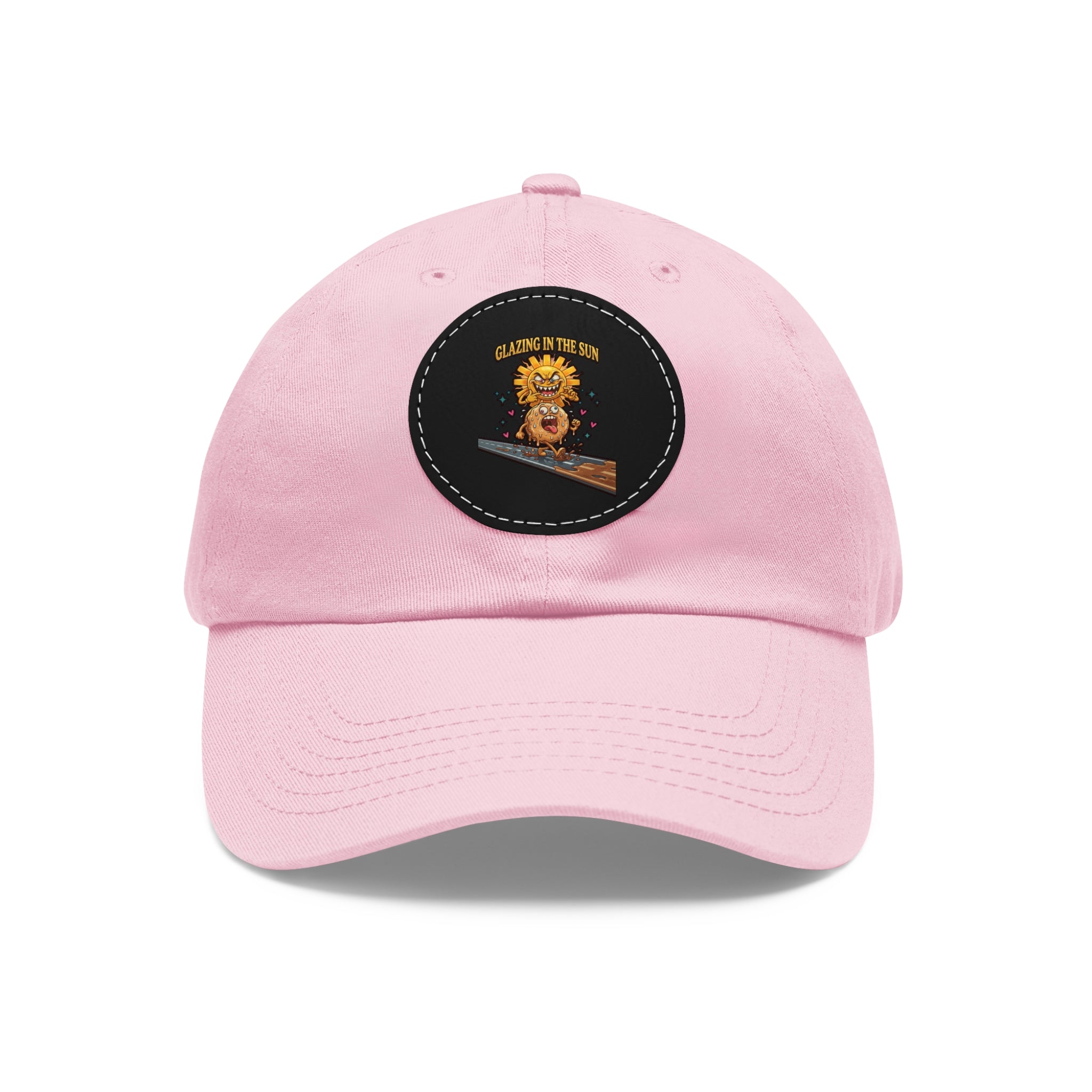 Dad Hat — 'Glean in the Sun' Leather Patch Baseball Cap
