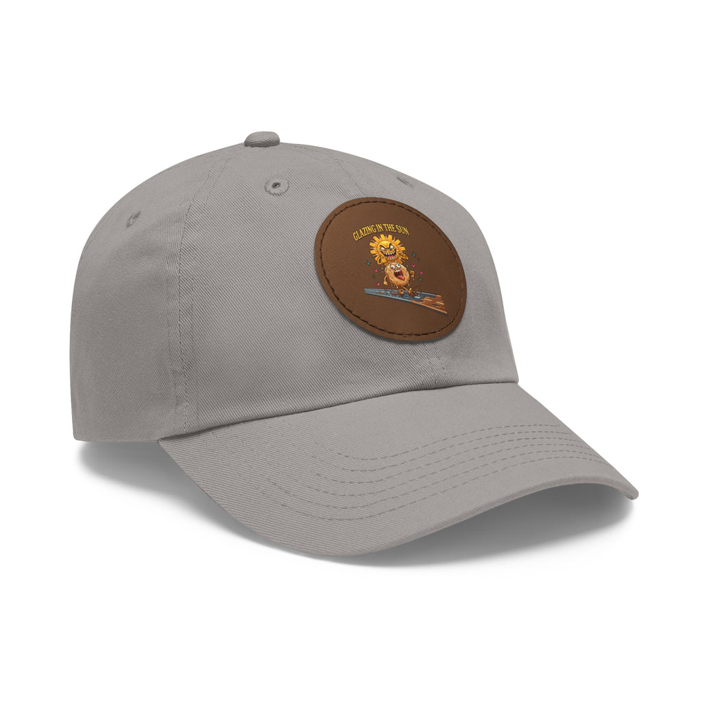 Dad Hat — 'Glean in the Sun' Leather Patch Baseball Cap