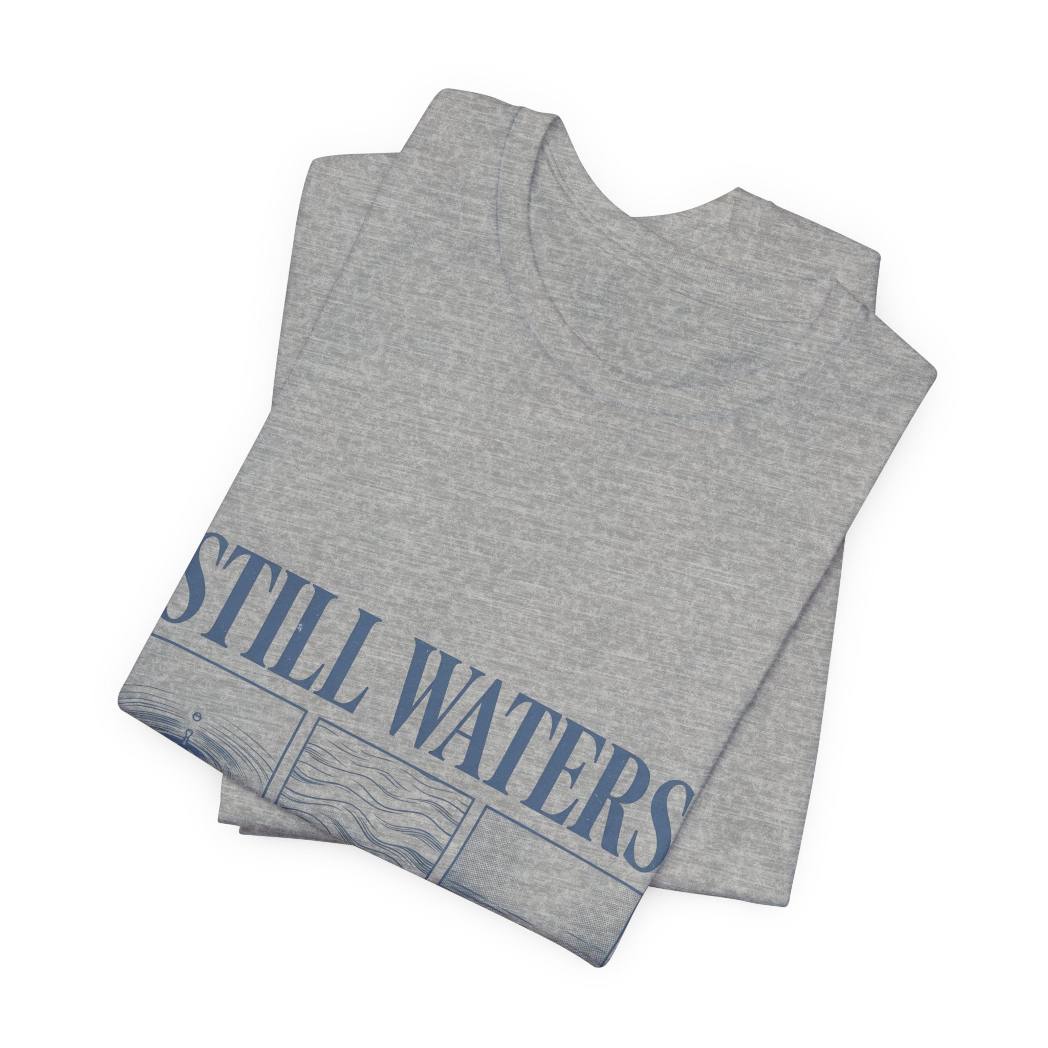 Still Waters Tee | Christian streetwear, vintage wash faith graphic