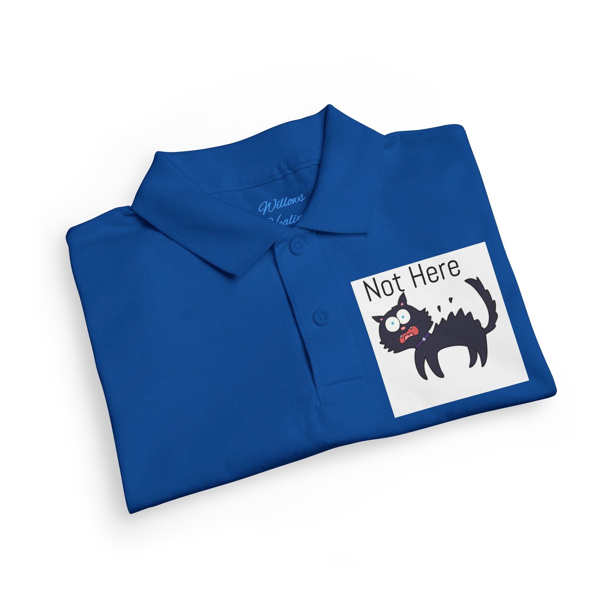 Youth Polo — "Monday.. NOPE" Skunk Graphic School Shirt