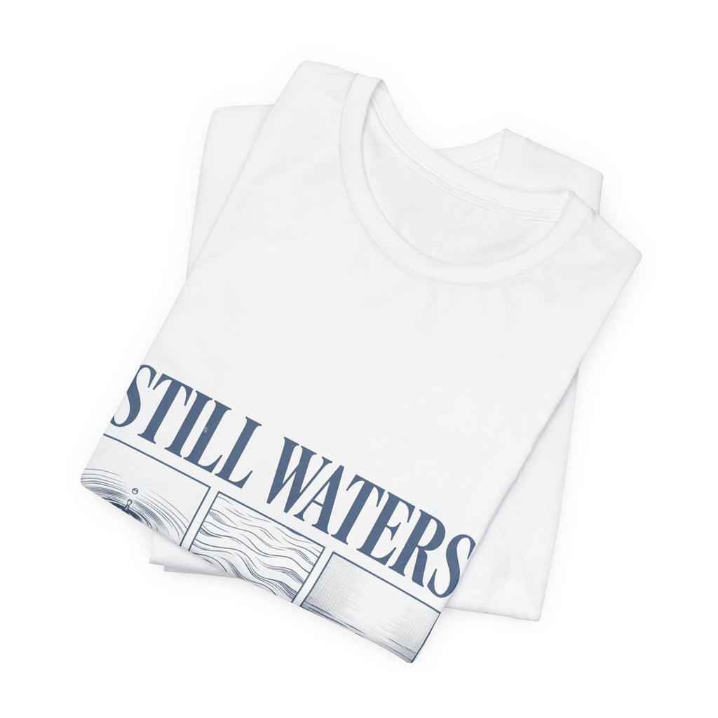 Still Waters Tee | Christian streetwear, vintage wash faith graphic