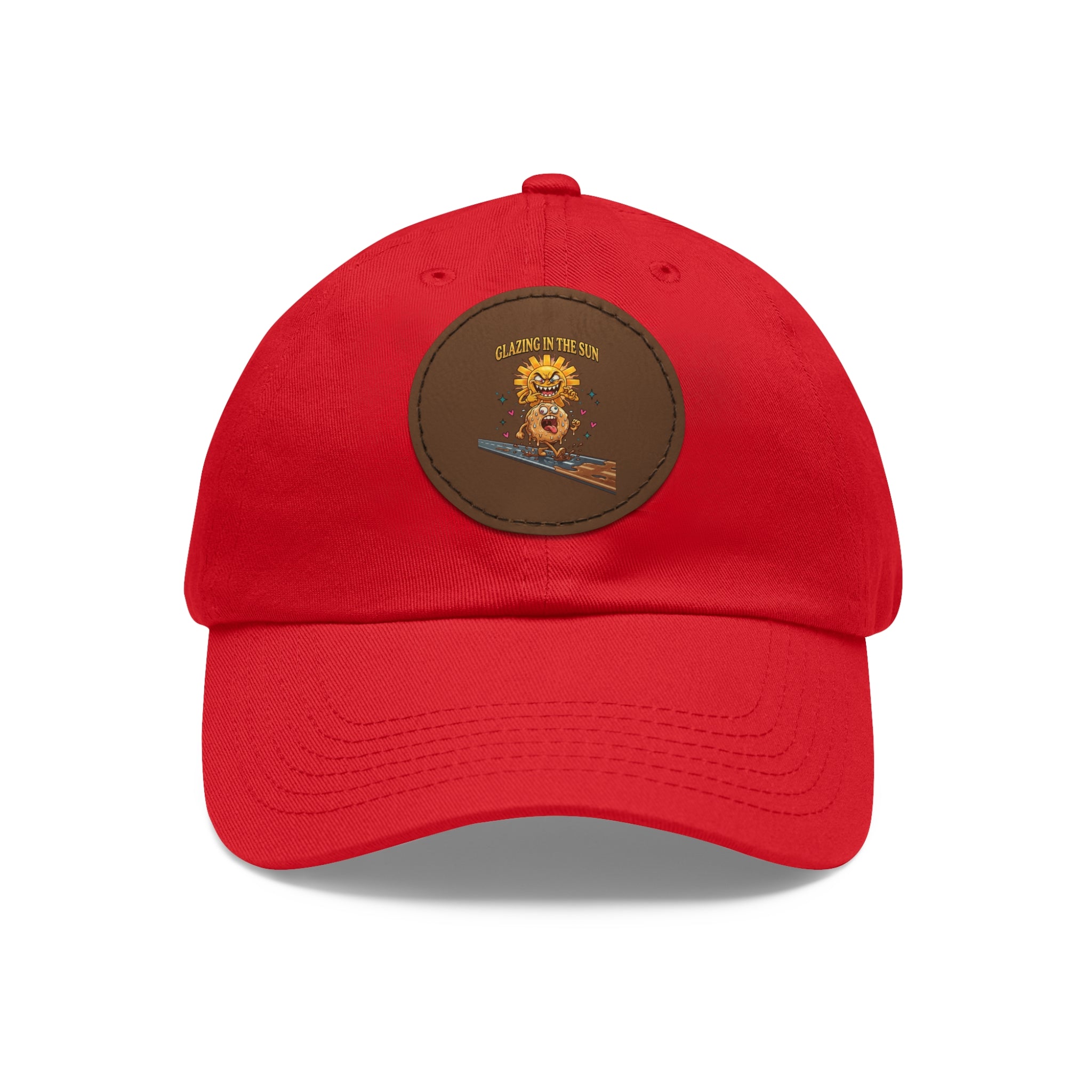 Dad Hat — 'Glean in the Sun' Leather Patch Baseball Cap
