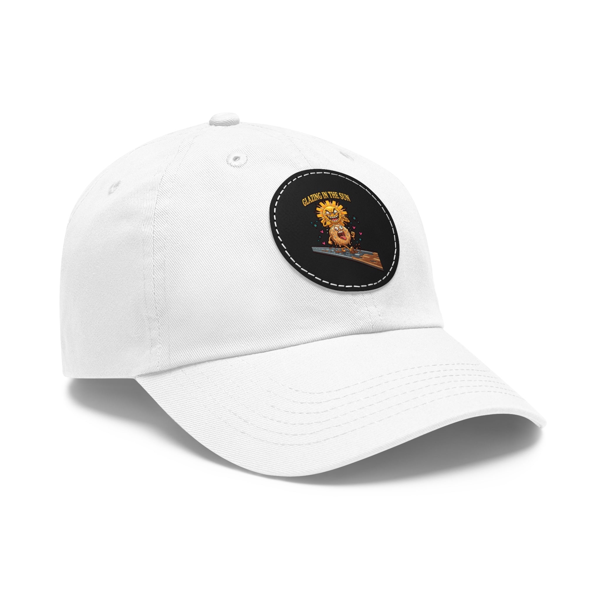 Dad Hat — 'Glean in the Sun' Leather Patch Baseball Cap