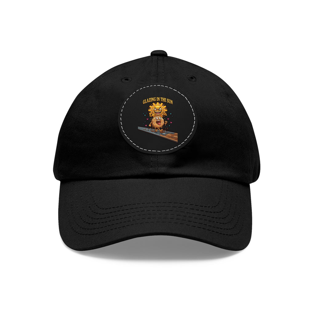 Dad Hat — 'Glean in the Sun' Leather Patch Baseball Cap
