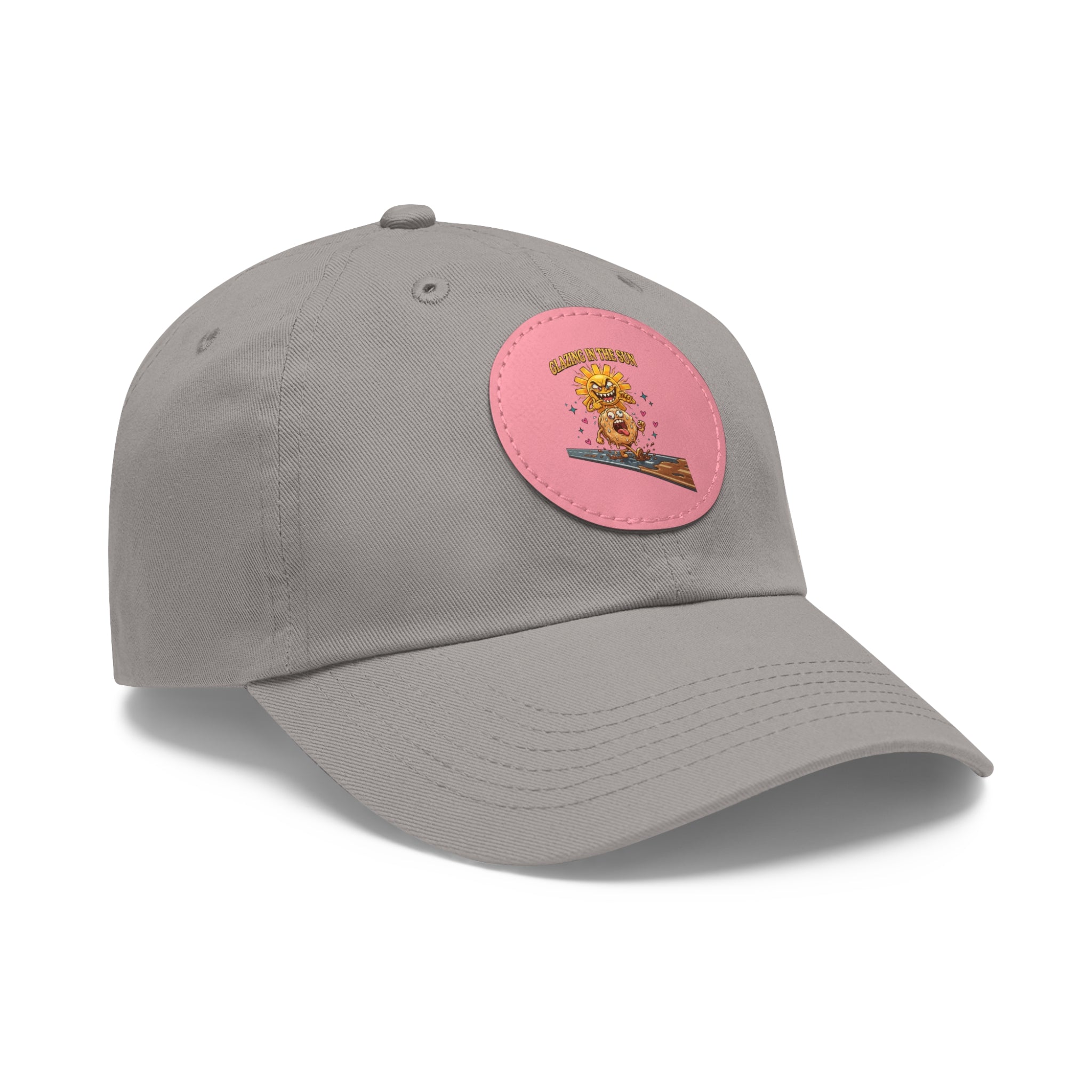 Dad Hat — 'Glean in the Sun' Leather Patch Baseball Cap