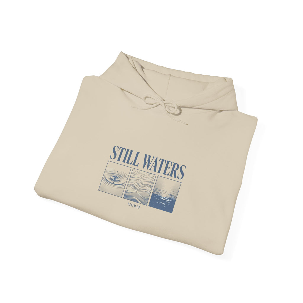 Still Waters Hoodie | Christian Streetwear, Vintage-Wash Faith Graphic