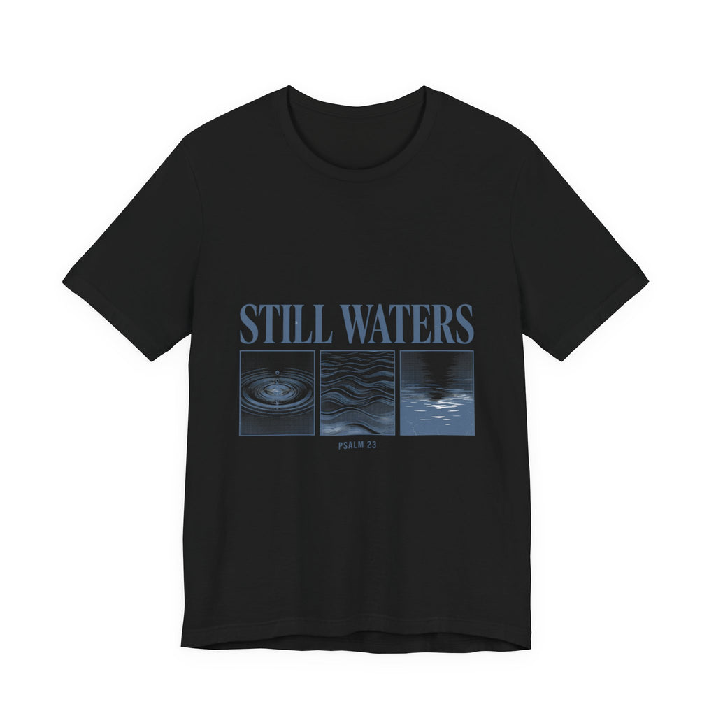 Still Waters Tee | Christian streetwear, vintage wash faith graphic