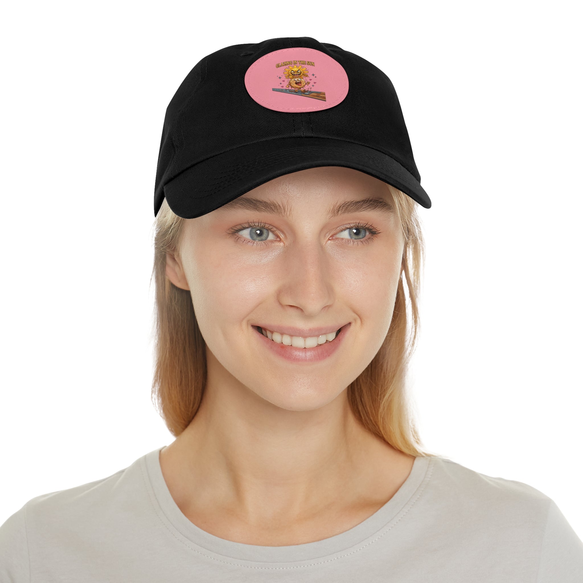 Dad Hat — 'Glean in the Sun' Leather Patch Baseball Cap