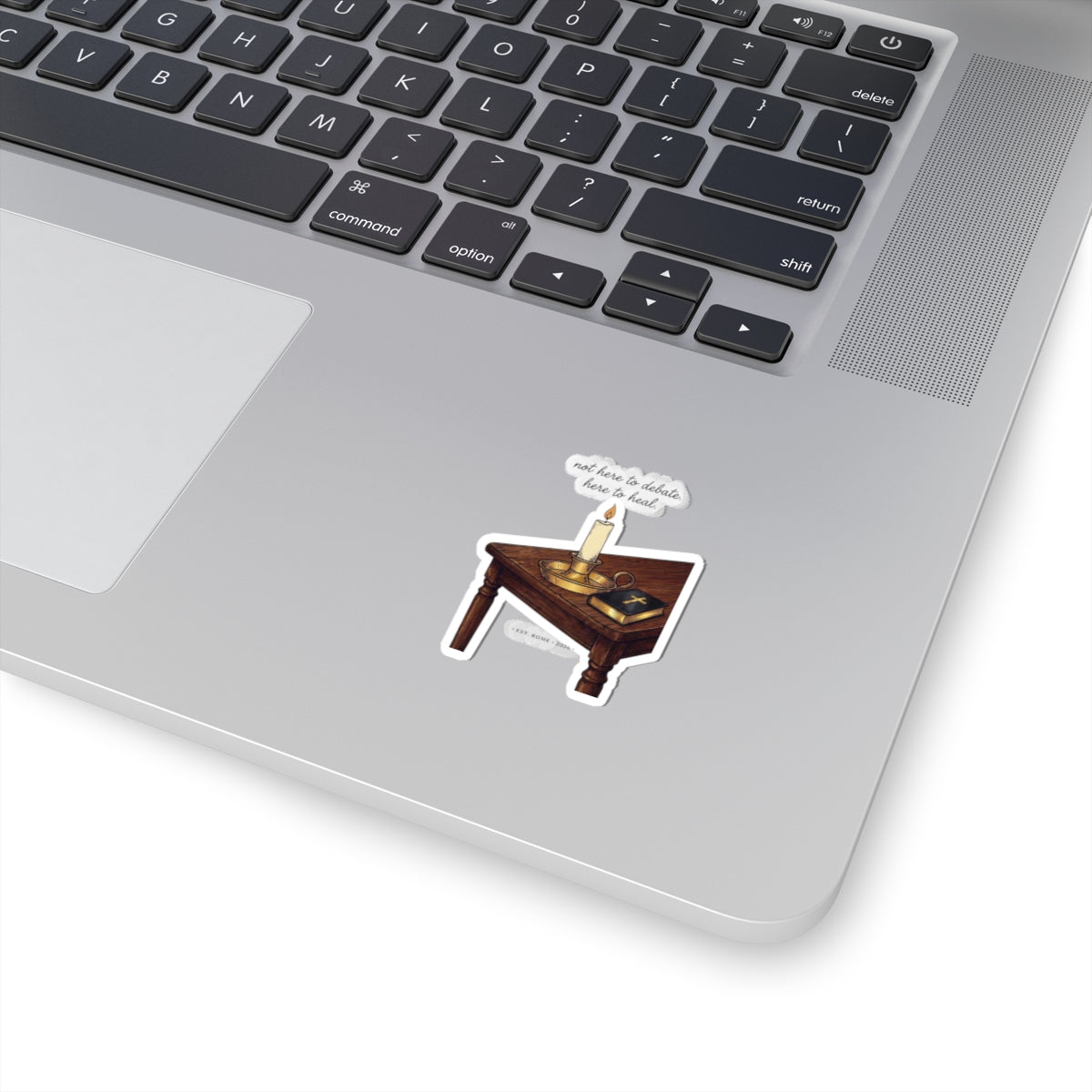 Blessed Are the Peacemakers Candle & Bible Sticker | Team Leo, Quiet Power