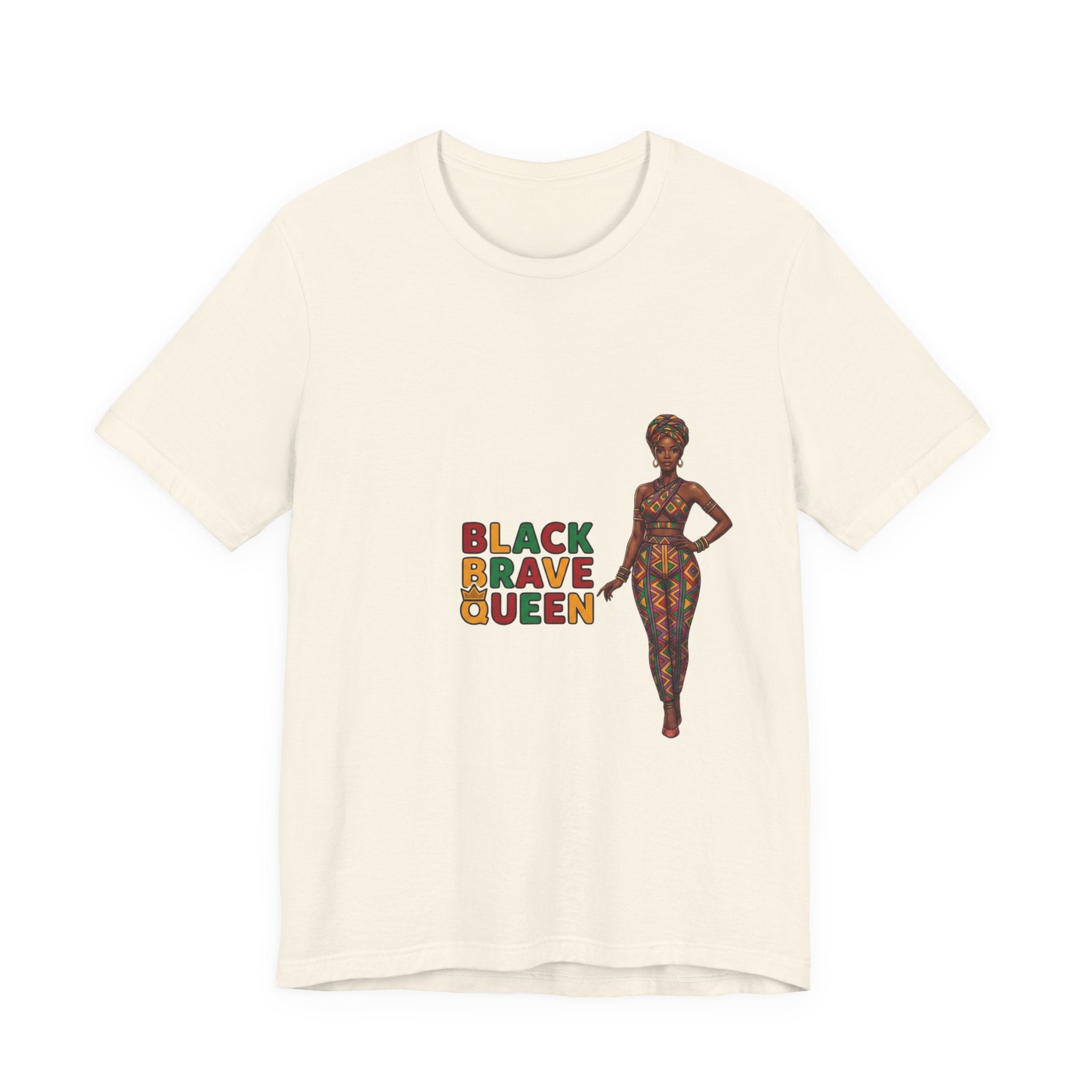 Black Brave Queen T-Shirt | Juneteenth Pan-African Pride 1865