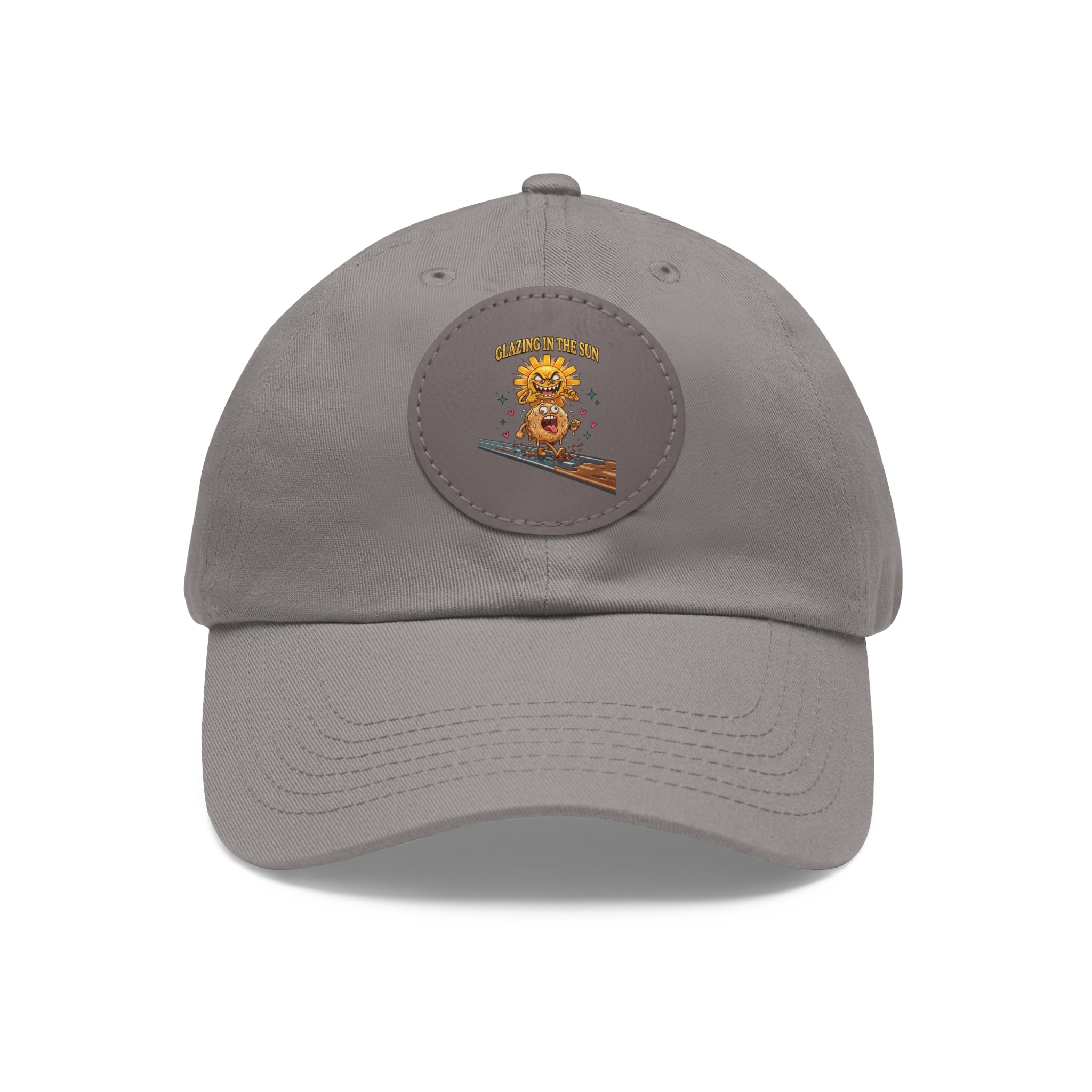 Dad Hat — 'Glean in the Sun' Leather Patch Baseball Cap