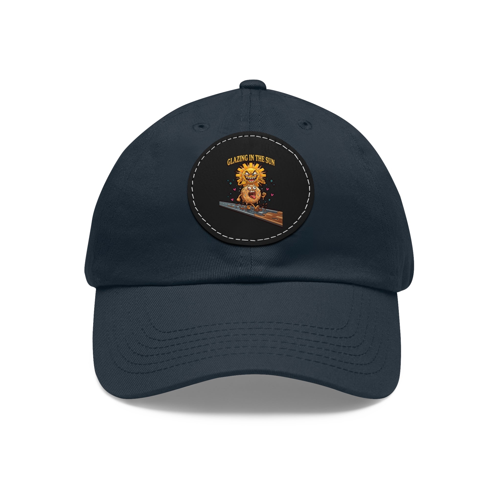 Dad Hat — 'Glean in the Sun' Leather Patch Baseball Cap