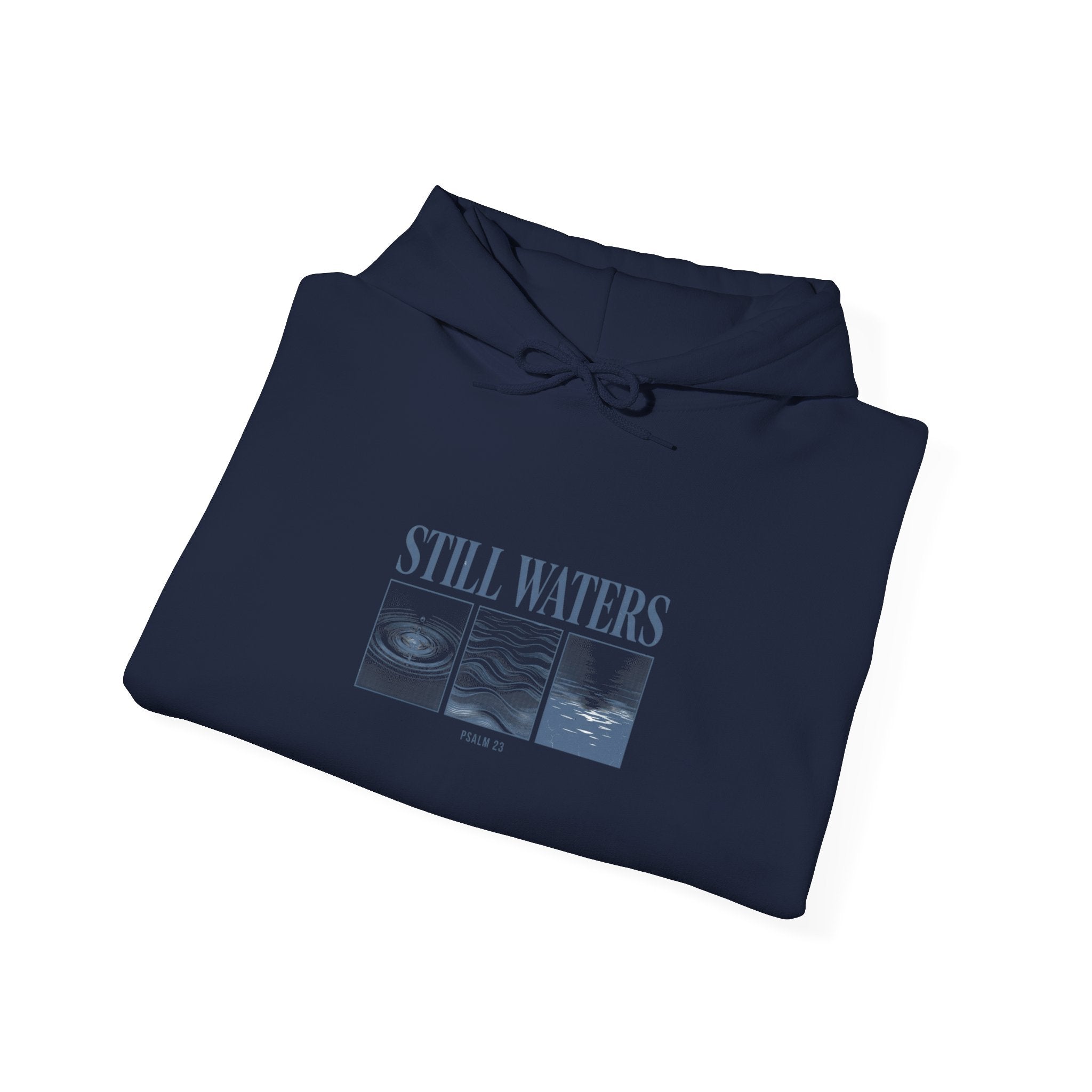 Still Waters Hoodie | Christian Streetwear, Vintage-Wash Faith Graphic