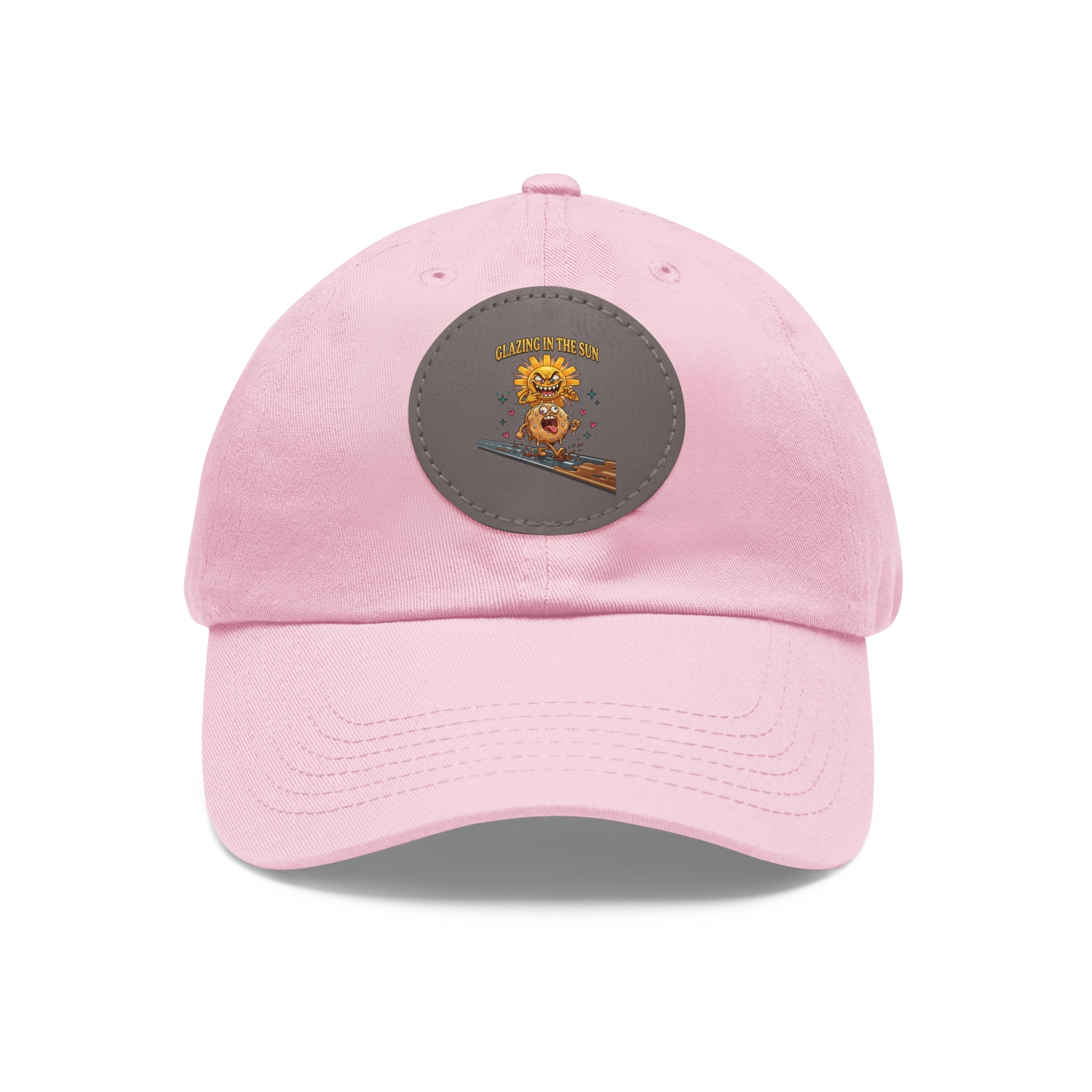 Dad Hat — 'Glean in the Sun' Leather Patch Baseball Cap
