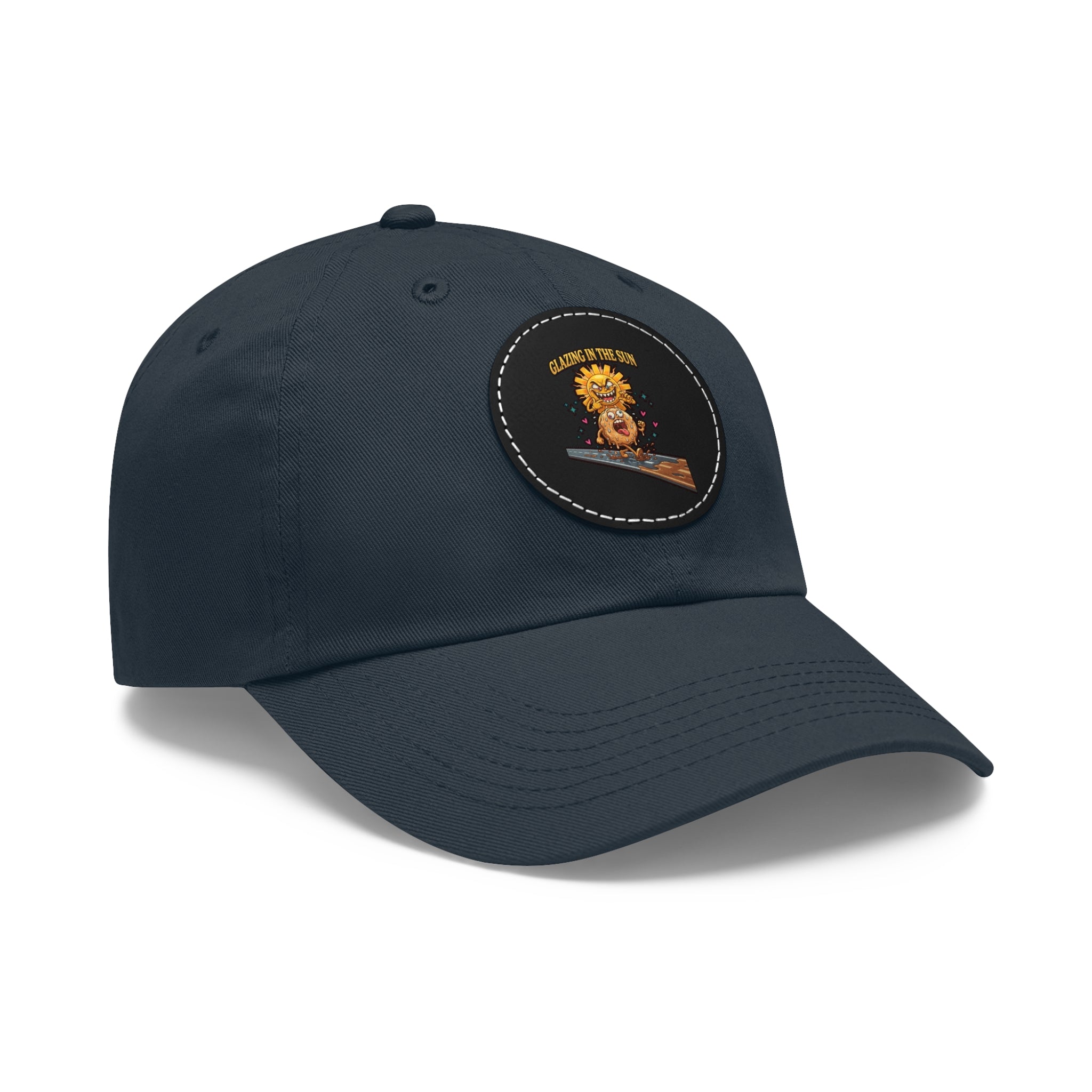 Dad Hat — 'Glean in the Sun' Leather Patch Baseball Cap