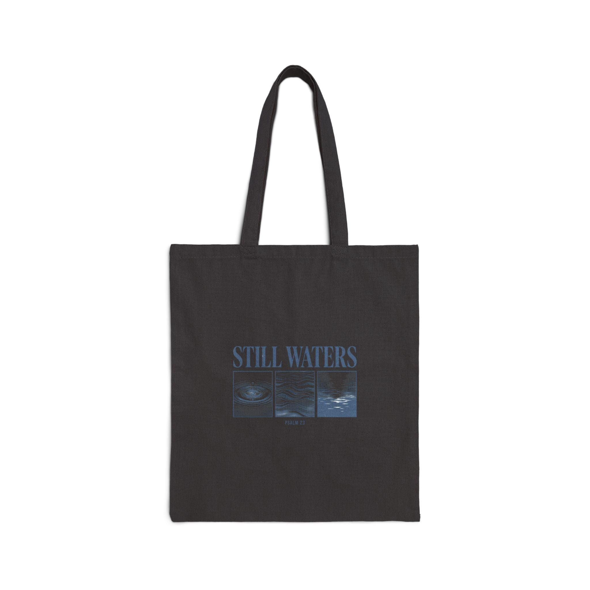 Still Waters Tote | Christian Streetwear, Vintage Wash Typography
