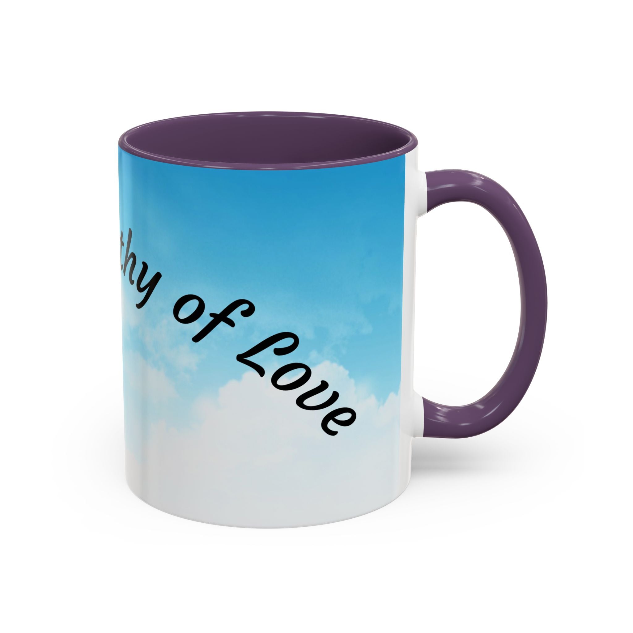 You Are Worthy | Accent Coffee Mug (11, 15oz)