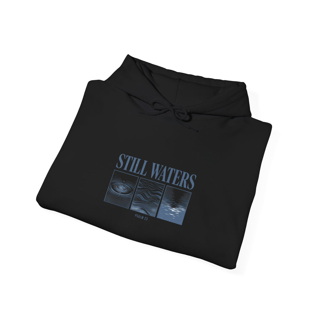 Still Waters Hoodie | Christian Streetwear, Vintage-Wash Faith Graphic