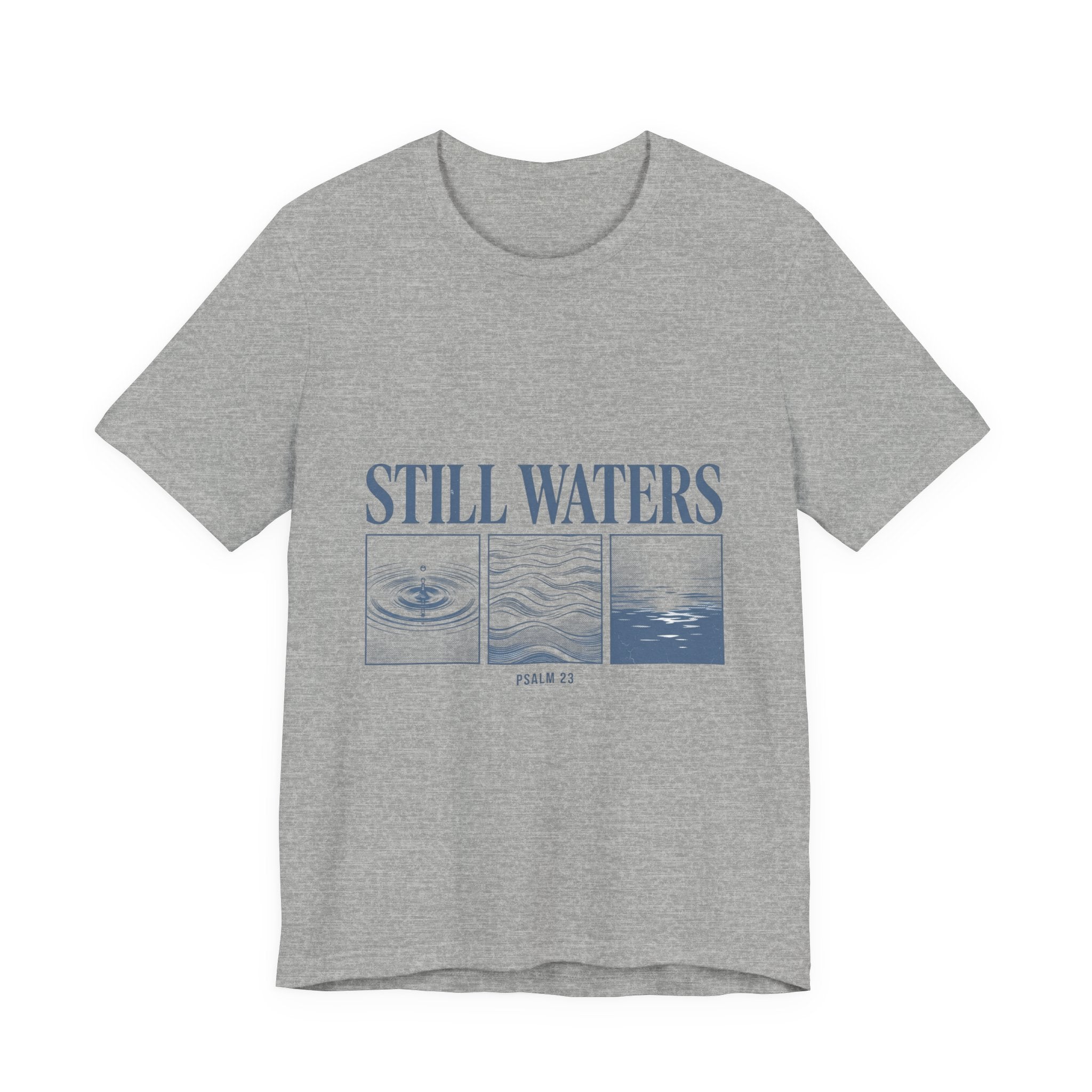 Still Waters Tee | Christian streetwear, vintage wash faith graphic