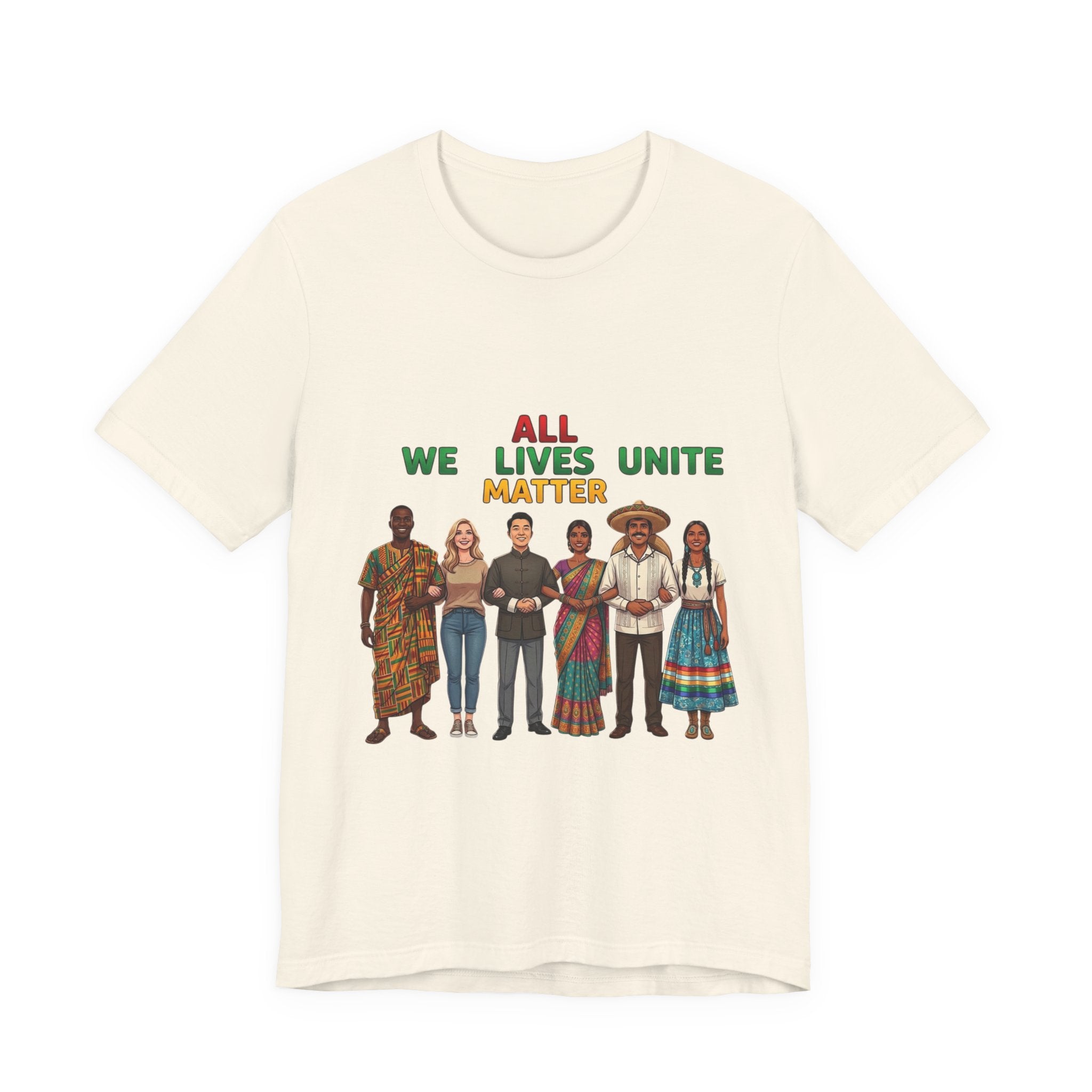 All Lives Unite Matter T-Shirt | Juneteenth Pan-African Colors, Freedom & Unity