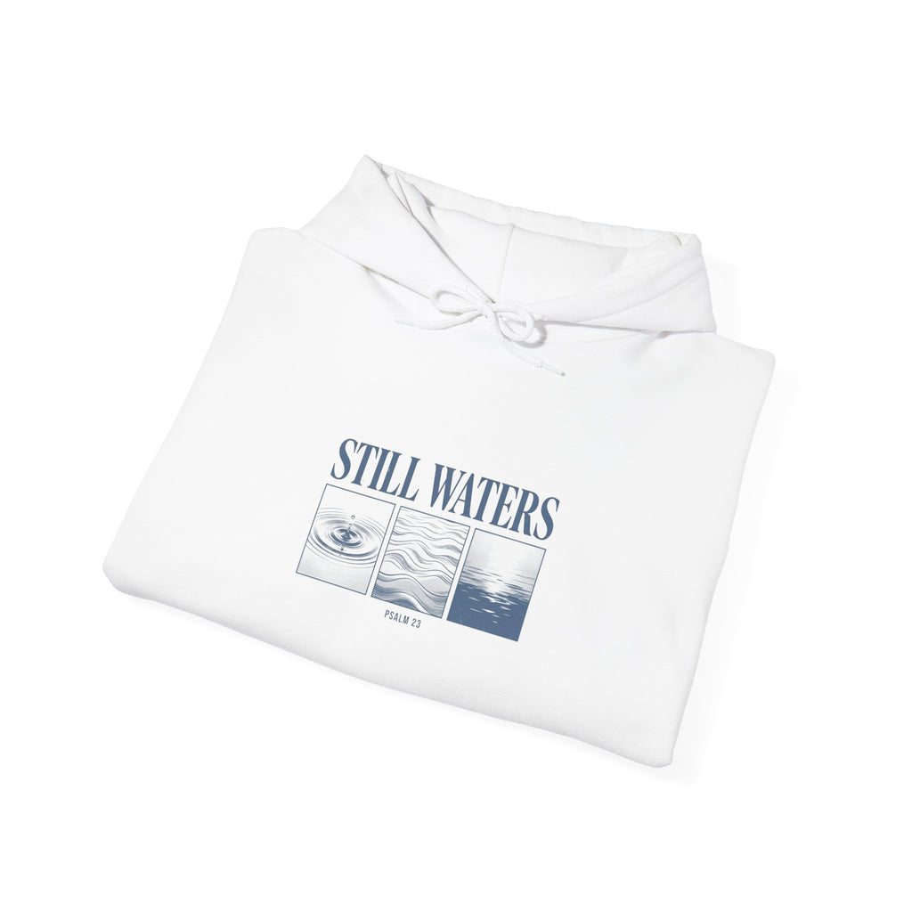 Still Waters Hoodie | Christian Streetwear, Vintage-Wash Faith Graphic
