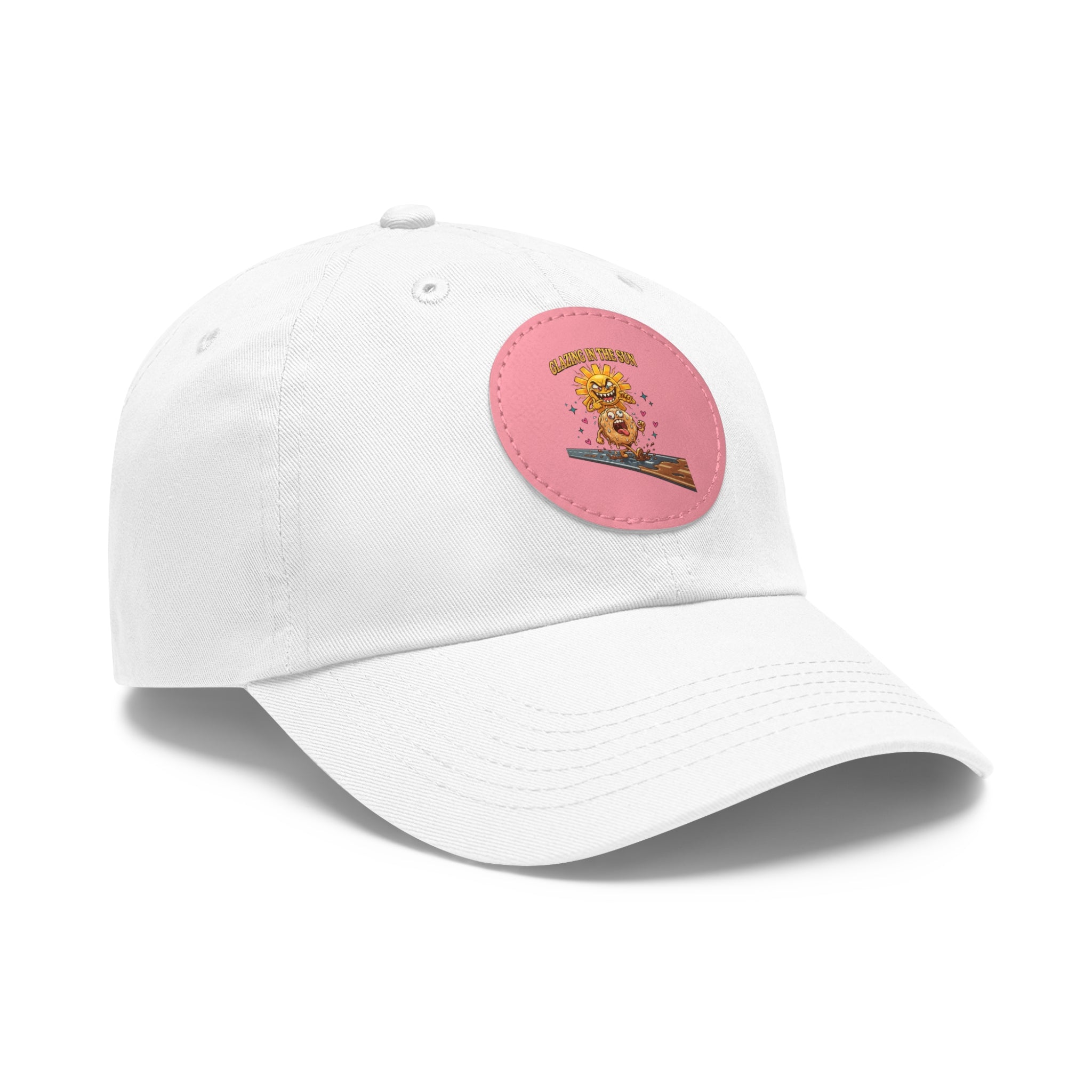 Dad Hat — 'Glean in the Sun' Leather Patch Baseball Cap