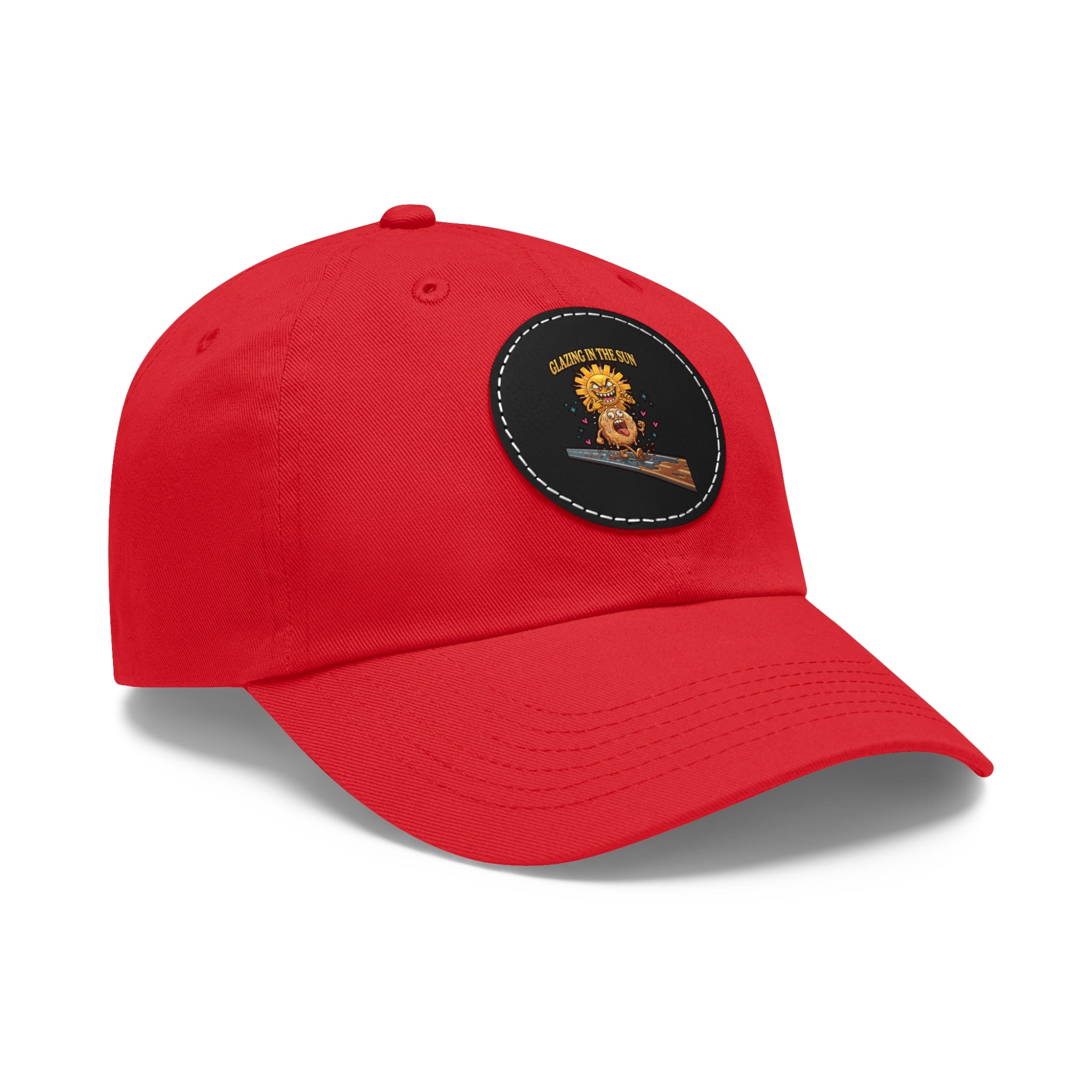 Dad Hat — 'Glean in the Sun' Leather Patch Baseball Cap