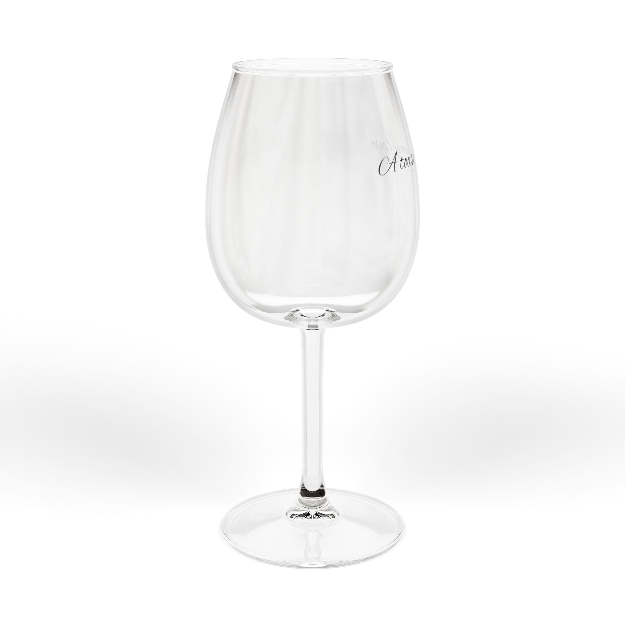 12oz Etched Wine Glass — Minimal Script "Always Enough" Gift for Wine Lovers