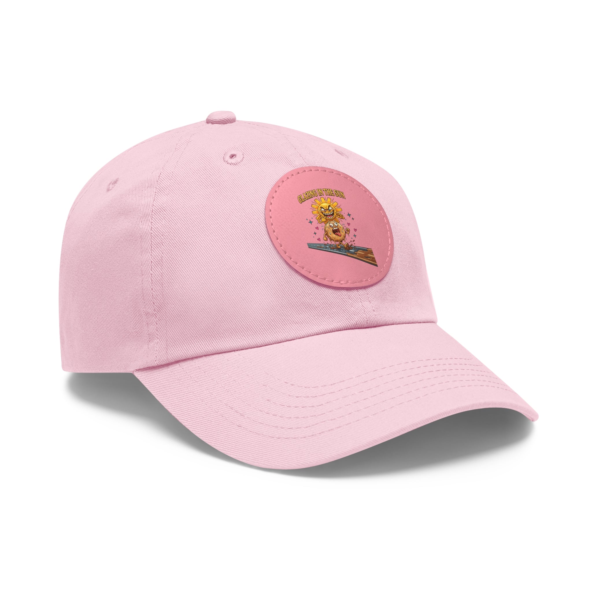 Dad Hat — 'Glean in the Sun' Leather Patch Baseball Cap