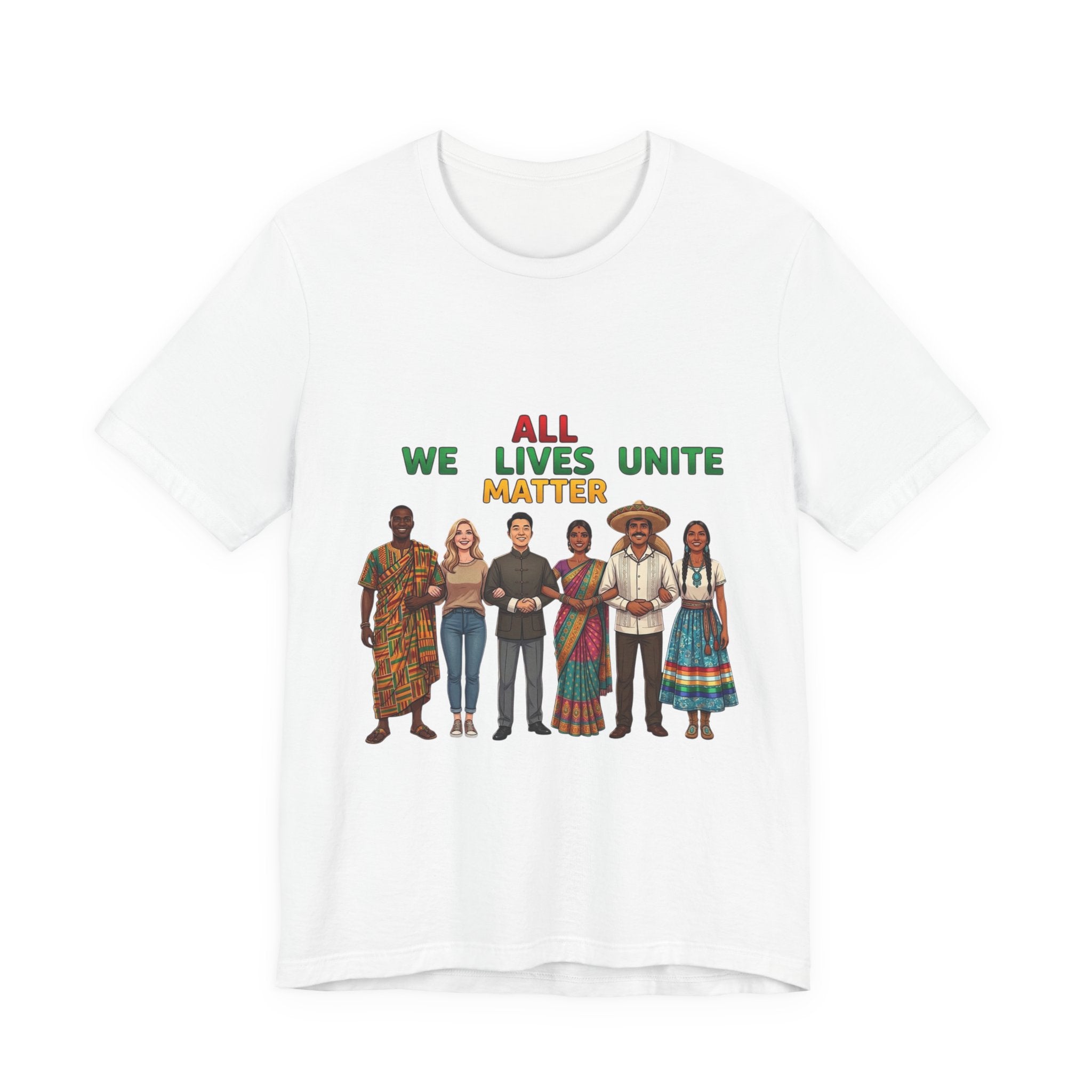 All Lives Unite Matter T-Shirt | Juneteenth Pan-African Colors, Freedom & Unity