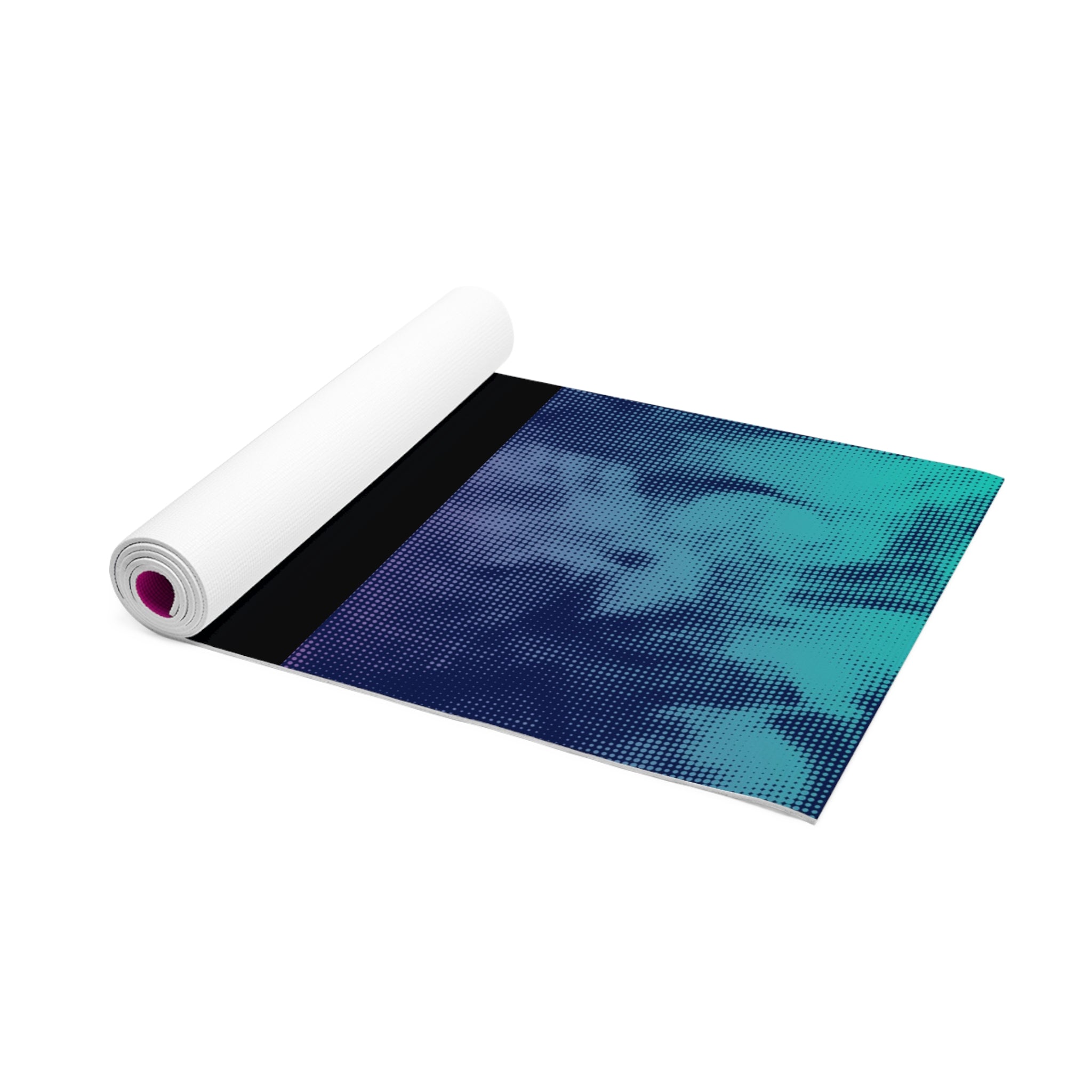 Chakra Meditation Yoga Mat — Foam Mat with Silhouette & Colorful Chakra Alignment