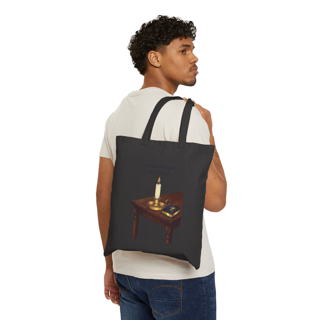 healing and recovery tote, blessed are the peacemakers| Team Leo pope‑coded, quiet power canvas