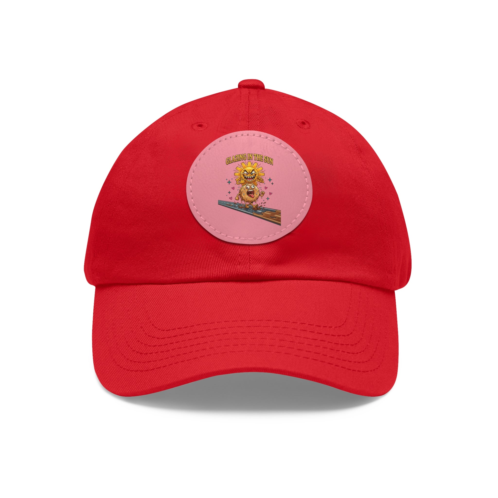 Dad Hat — 'Glean in the Sun' Leather Patch Baseball Cap