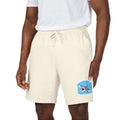 Shark Patch Sweat Shorts — Lightweight Garment-Dyed Fleece