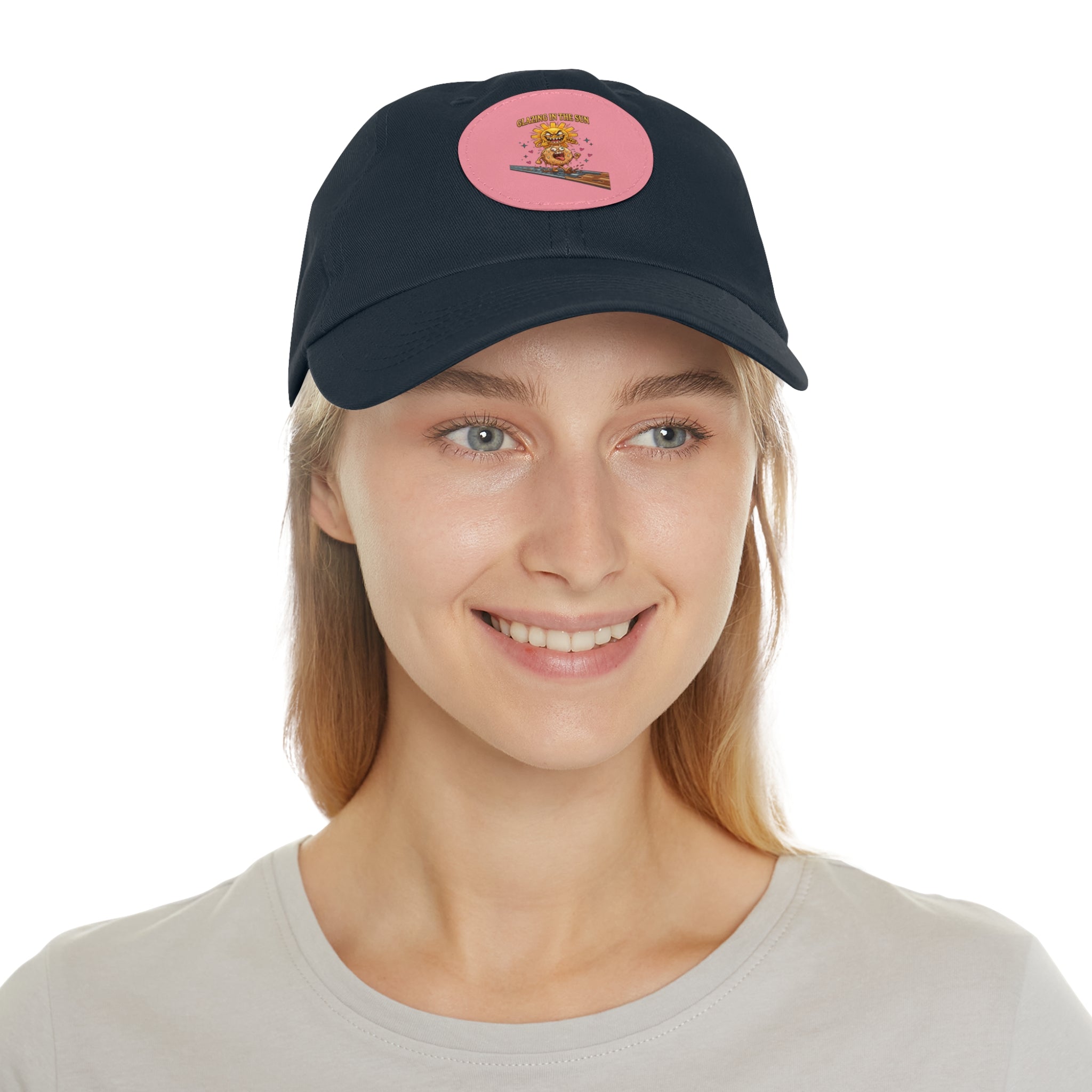 Dad Hat — 'Glean in the Sun' Leather Patch Baseball Cap