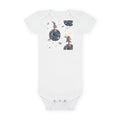 Organic Baby Onesie — Woodland Fox Moon & Stars Bodysuit
