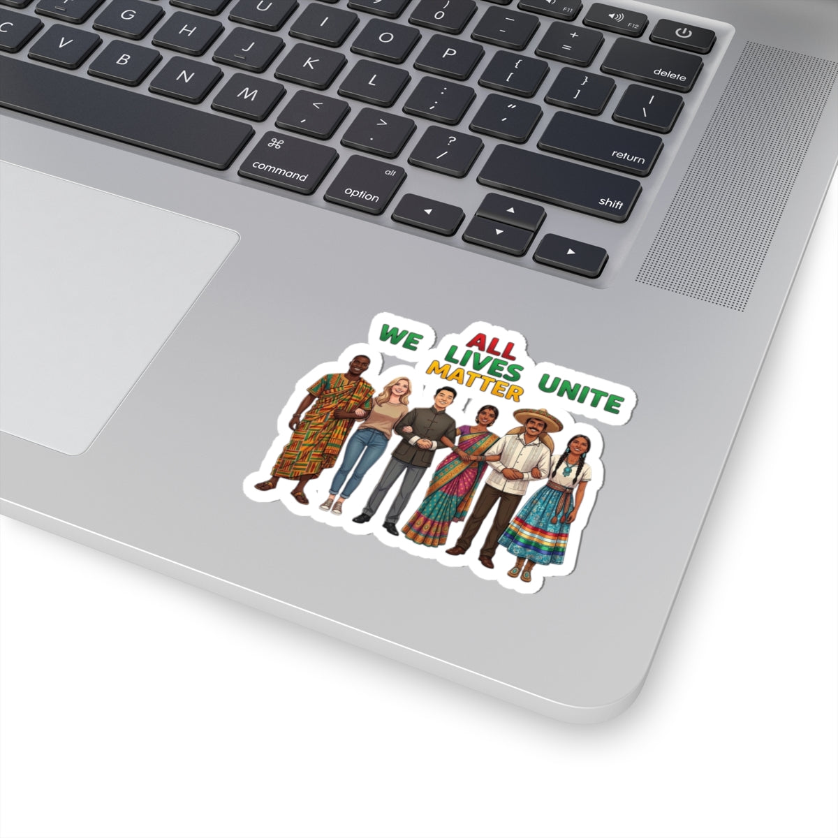 All Lives Unite Kiss-Cut Stickers | Juneteenth Pan-African Unity, Diversity
