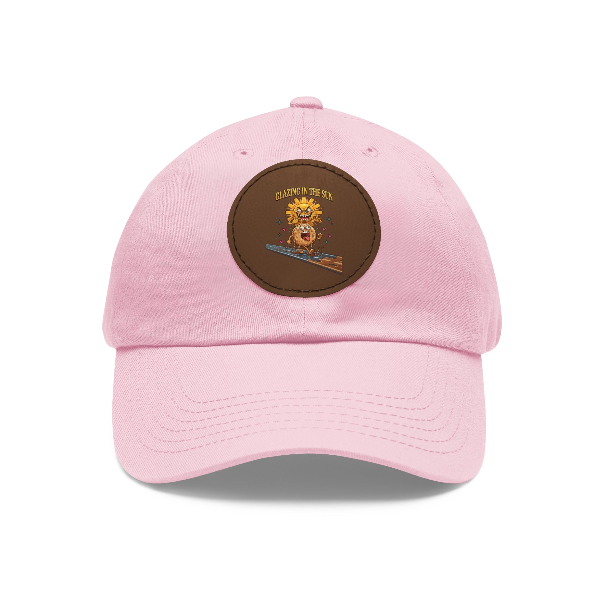 Dad Hat — 'Glean in the Sun' Leather Patch Baseball Cap