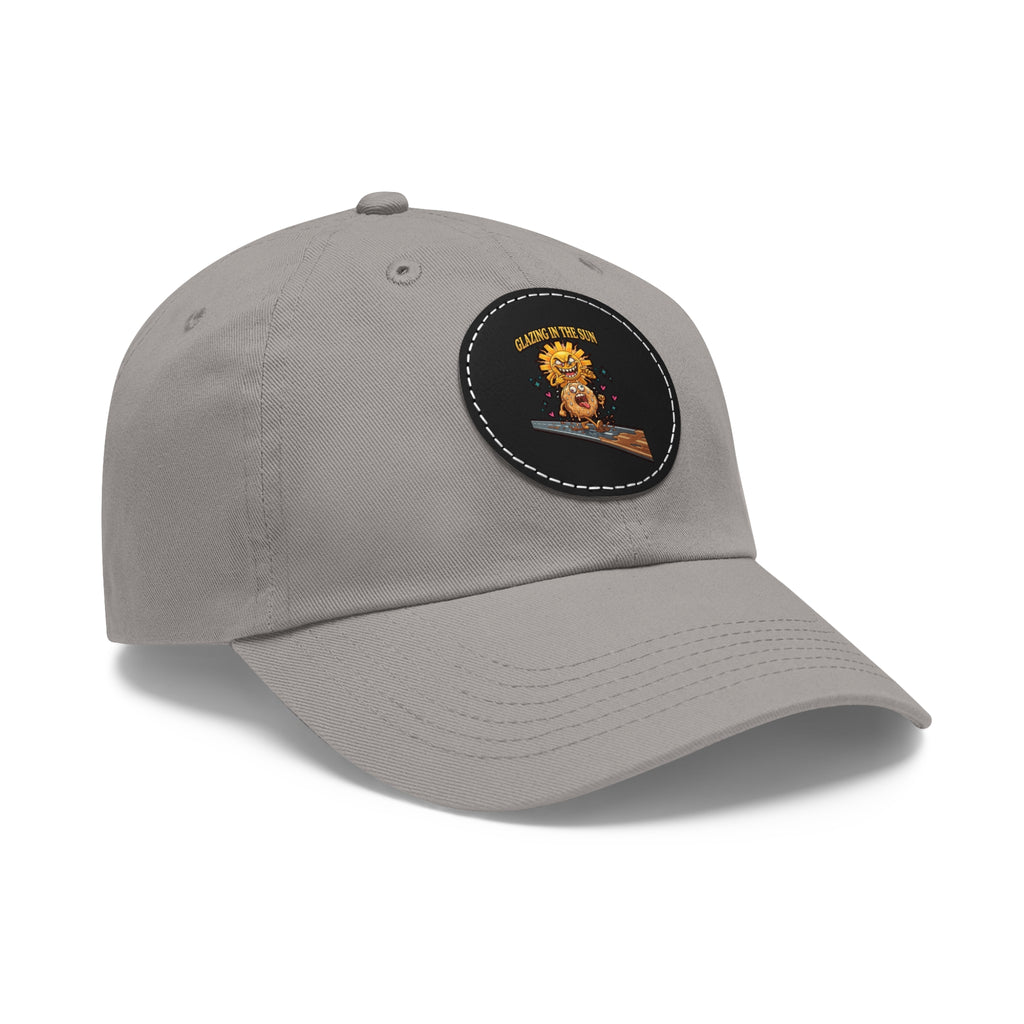 Dad Hat — 'Glean in the Sun' Leather Patch Baseball Cap