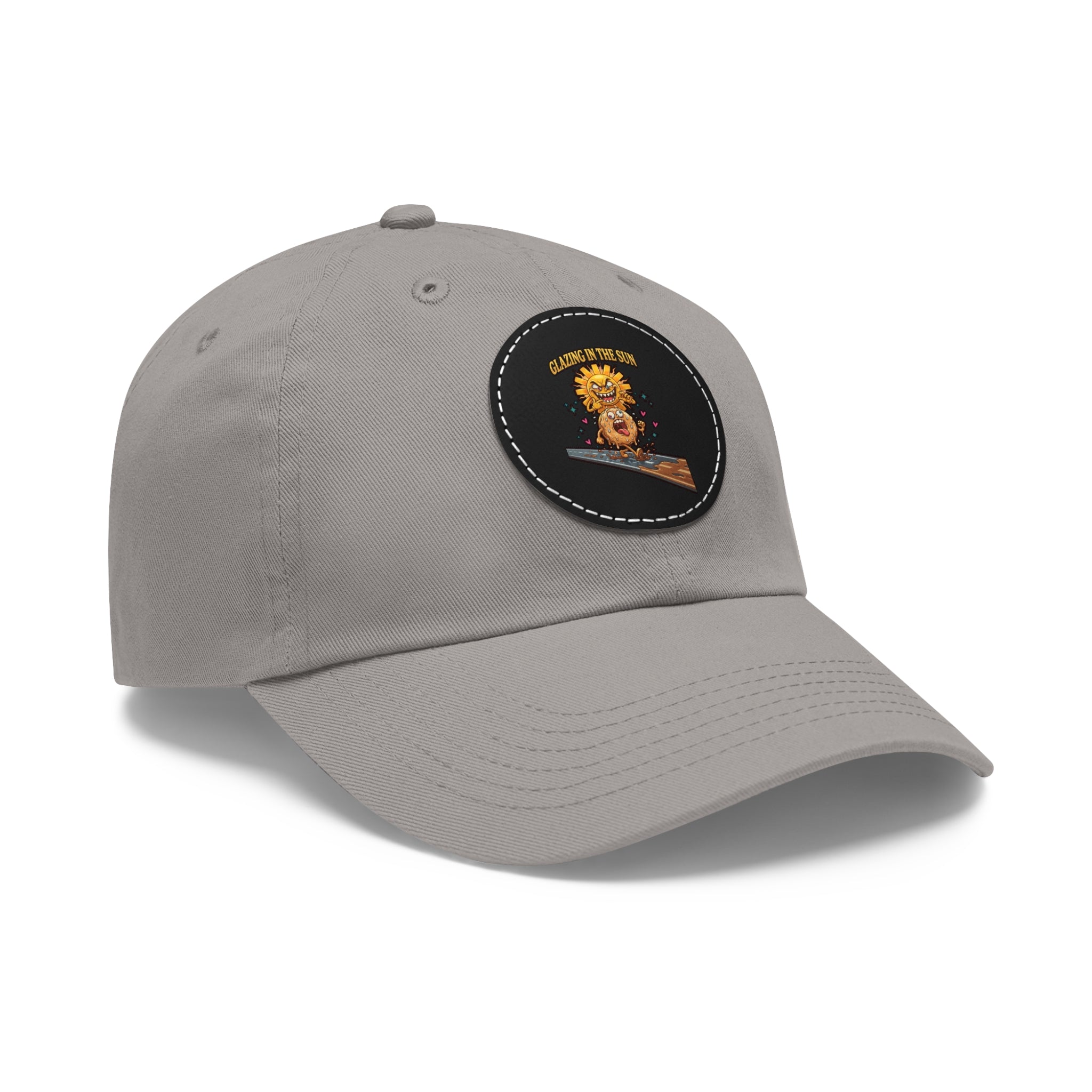 Dad Hat — 'Glean in the Sun' Leather Patch Baseball Cap
