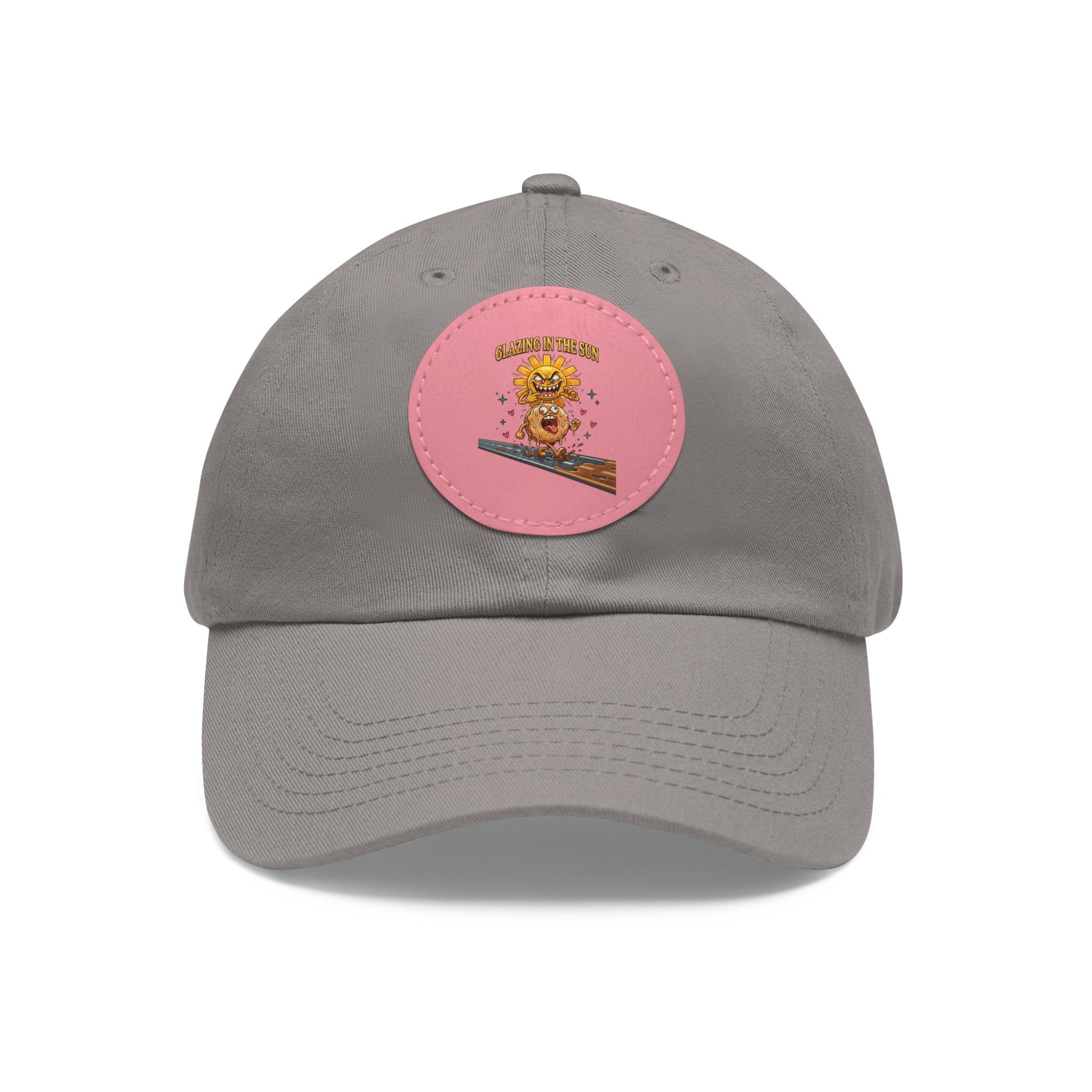 Dad Hat — 'Glean in the Sun' Leather Patch Baseball Cap