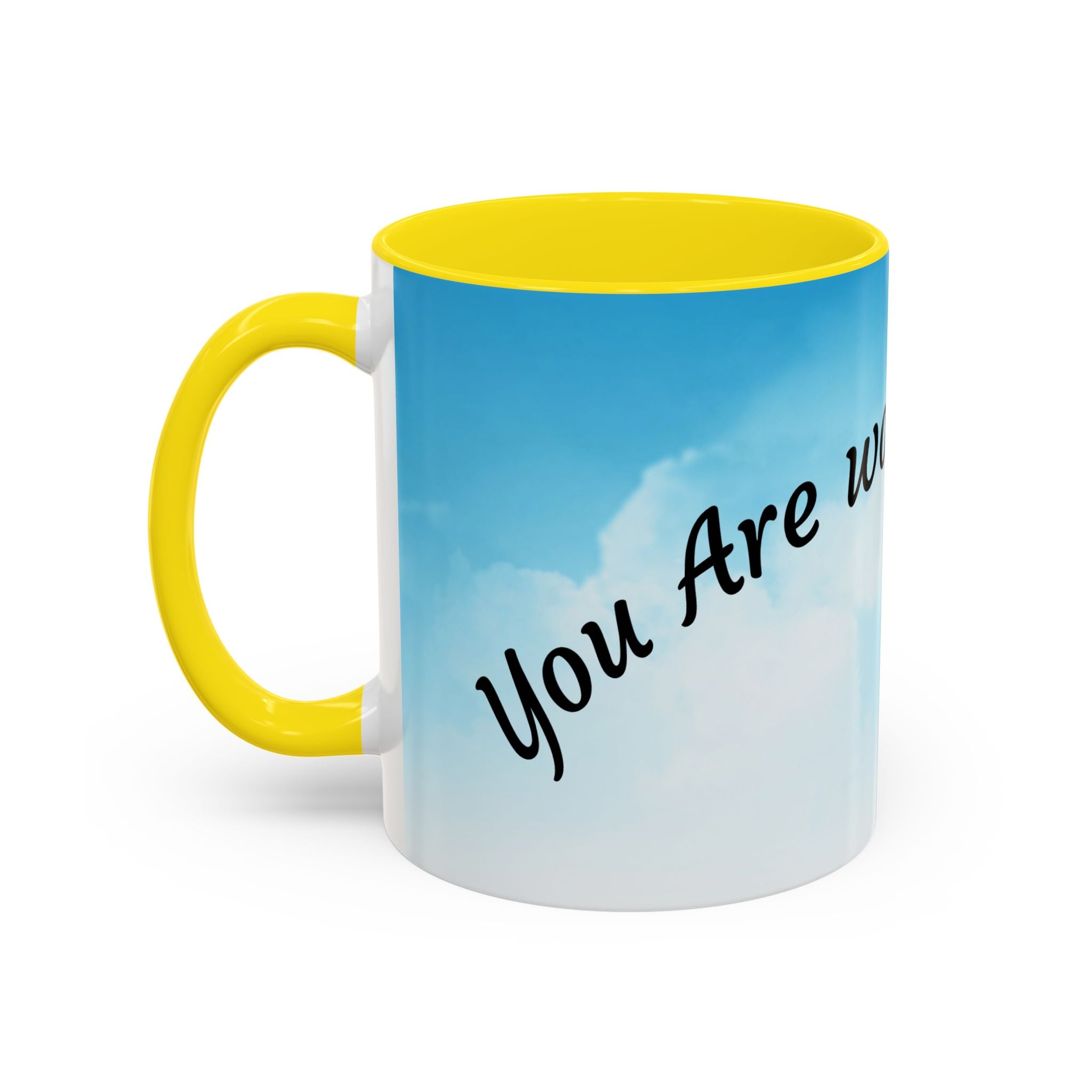 You Are Worthy | Accent Coffee Mug (11, 15oz)