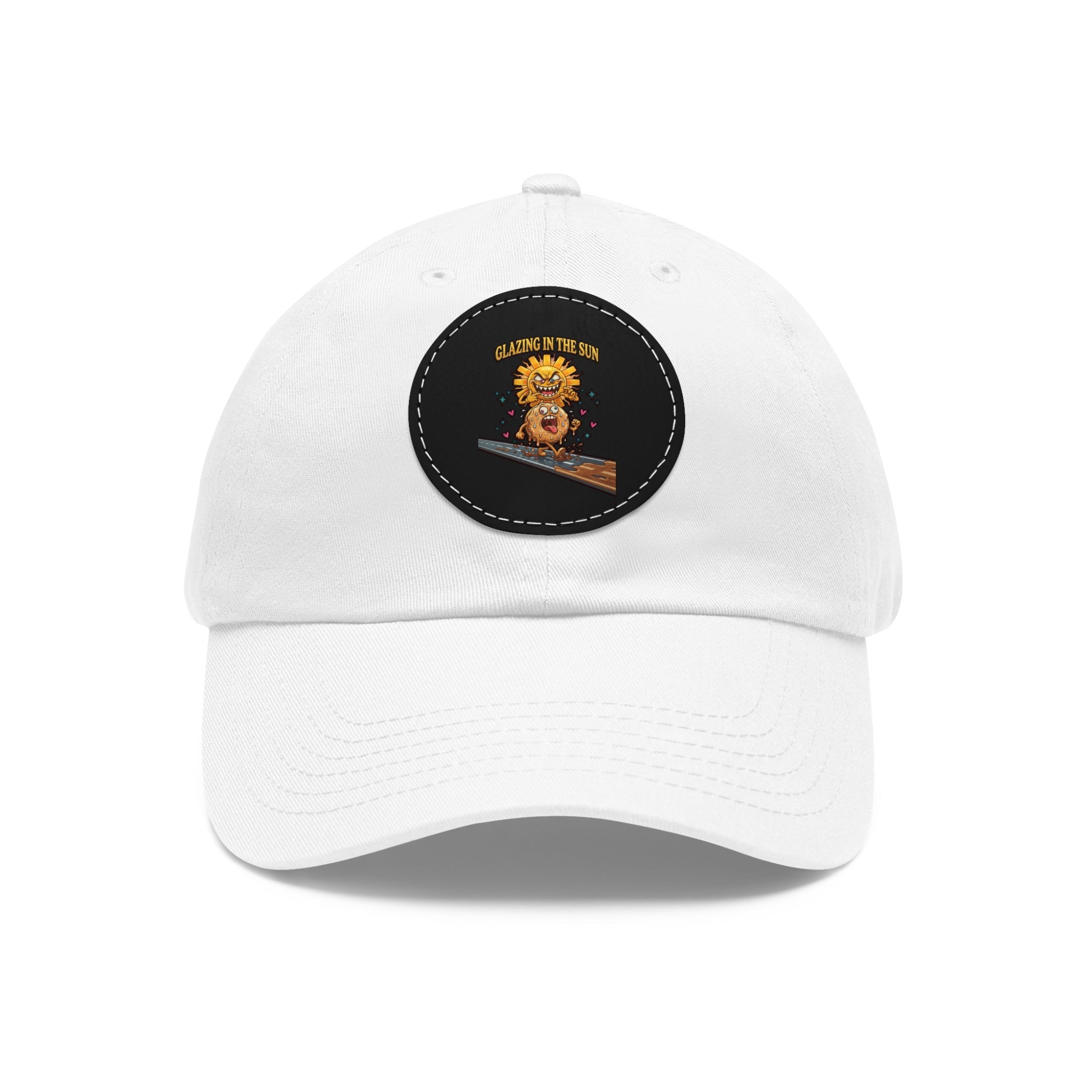 Dad Hat — 'Glean in the Sun' Leather Patch Baseball Cap
