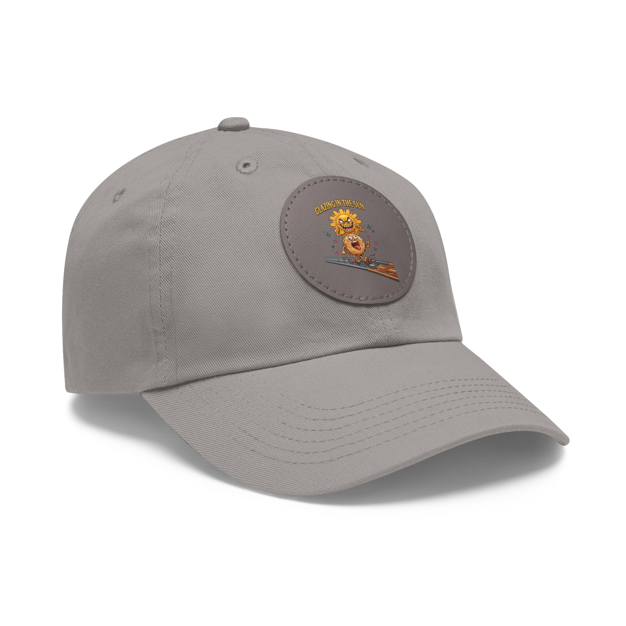 Dad Hat — 'Glean in the Sun' Leather Patch Baseball Cap