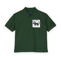 Youth Polo — "Monday.. NOPE" Skunk Graphic School Shirt