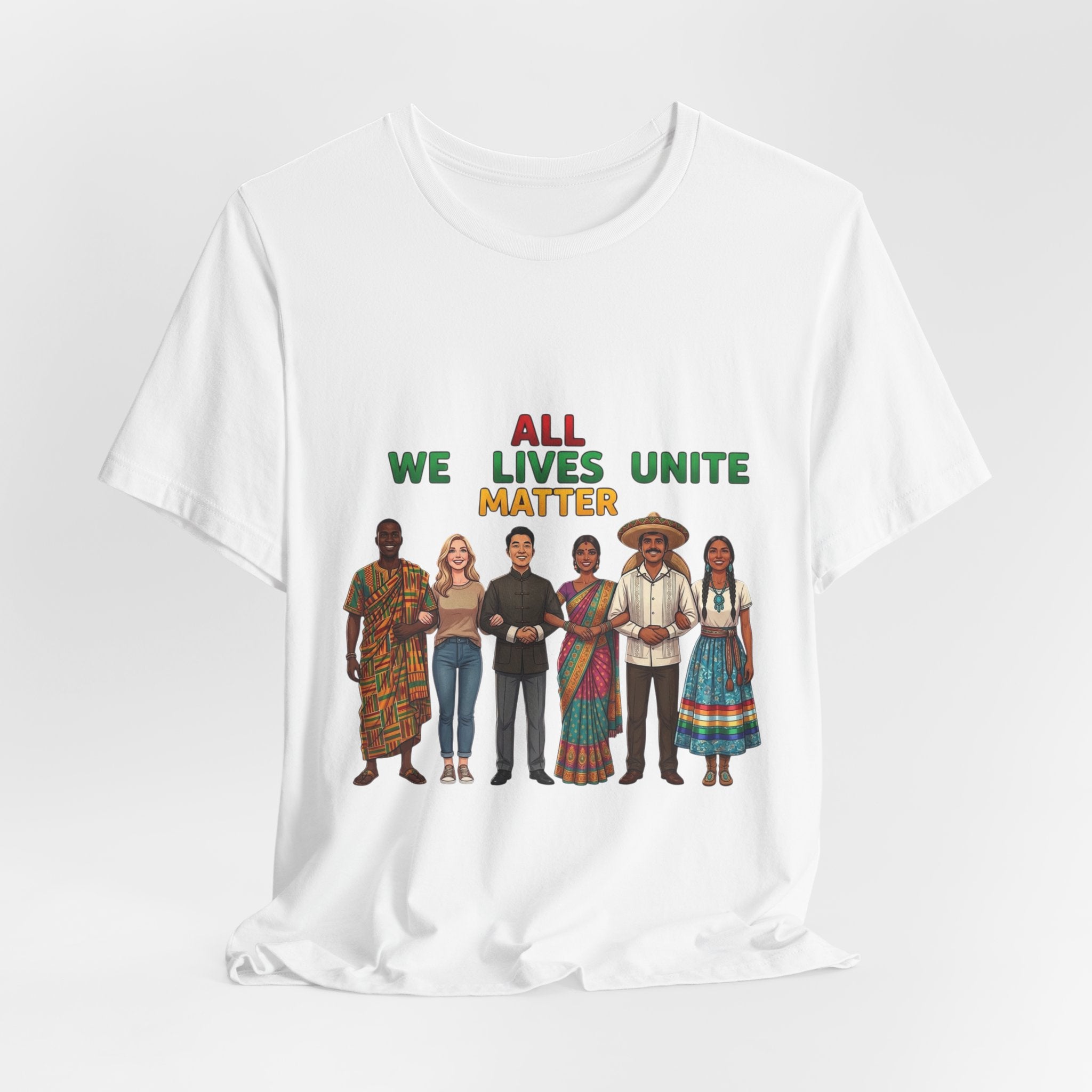 All Lives Unite Matter T-Shirt | Juneteenth Pan-African Colors, Freedom & Unity